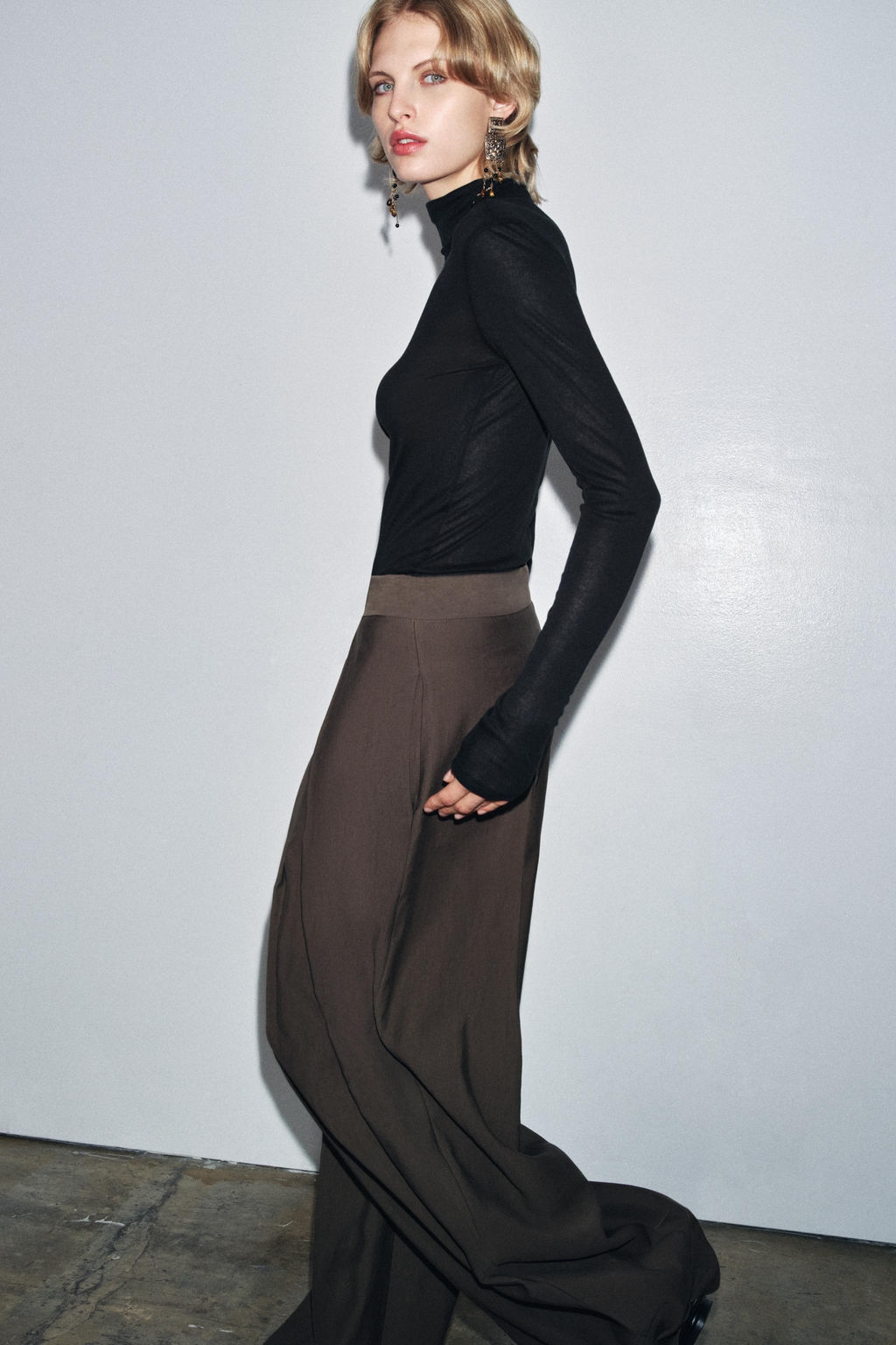 HIGH NECK T-SHIRT - Zara фото 2