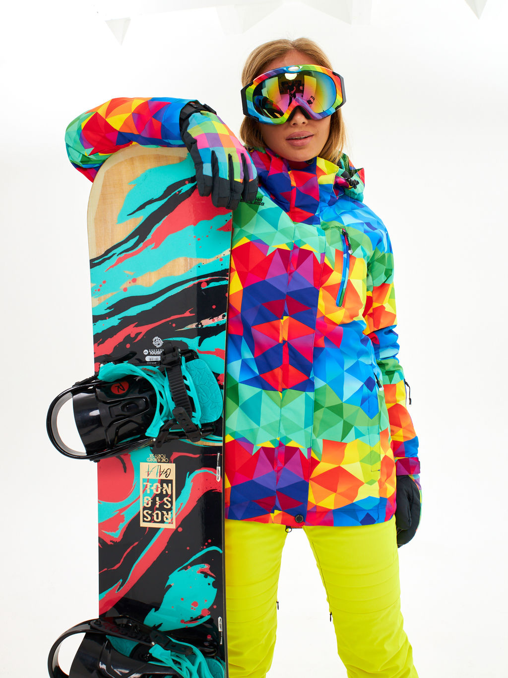 Женская горнолыжная сноубордическая куртка Alpha Endless Ultra Chaleur SNB 423/316_6 Разноцветный  фото 30
