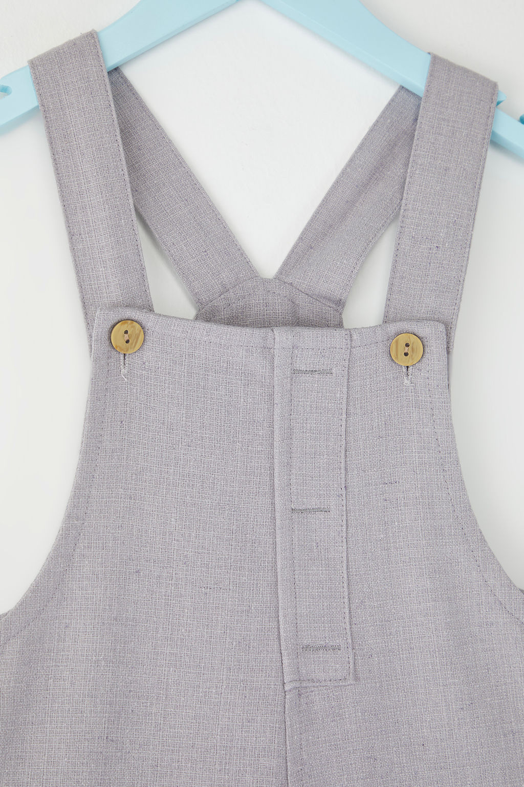 Gri K?z Cocuk Basic Ask?l? Uzun Dokuma Salopet TKDSS25SE00000 - Trendyolmilla фото 3