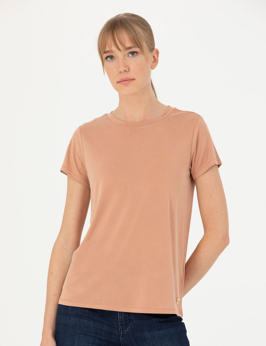 Camel Regular Fit Basic Ti__rt