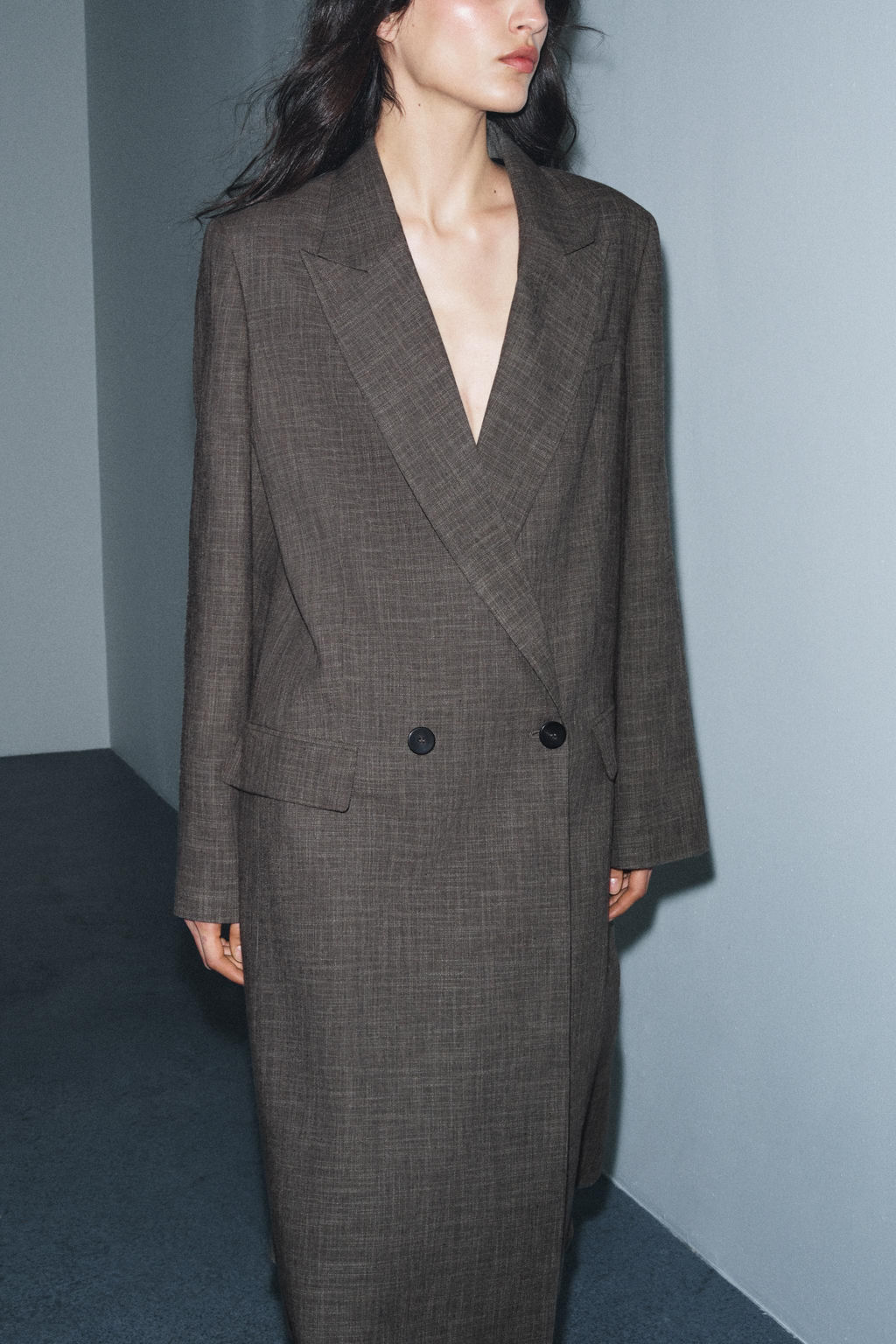 ZW COLLECTION LIMITED EDITION DOUBLE-BREASTED FROCK COAT - Zara фото 5