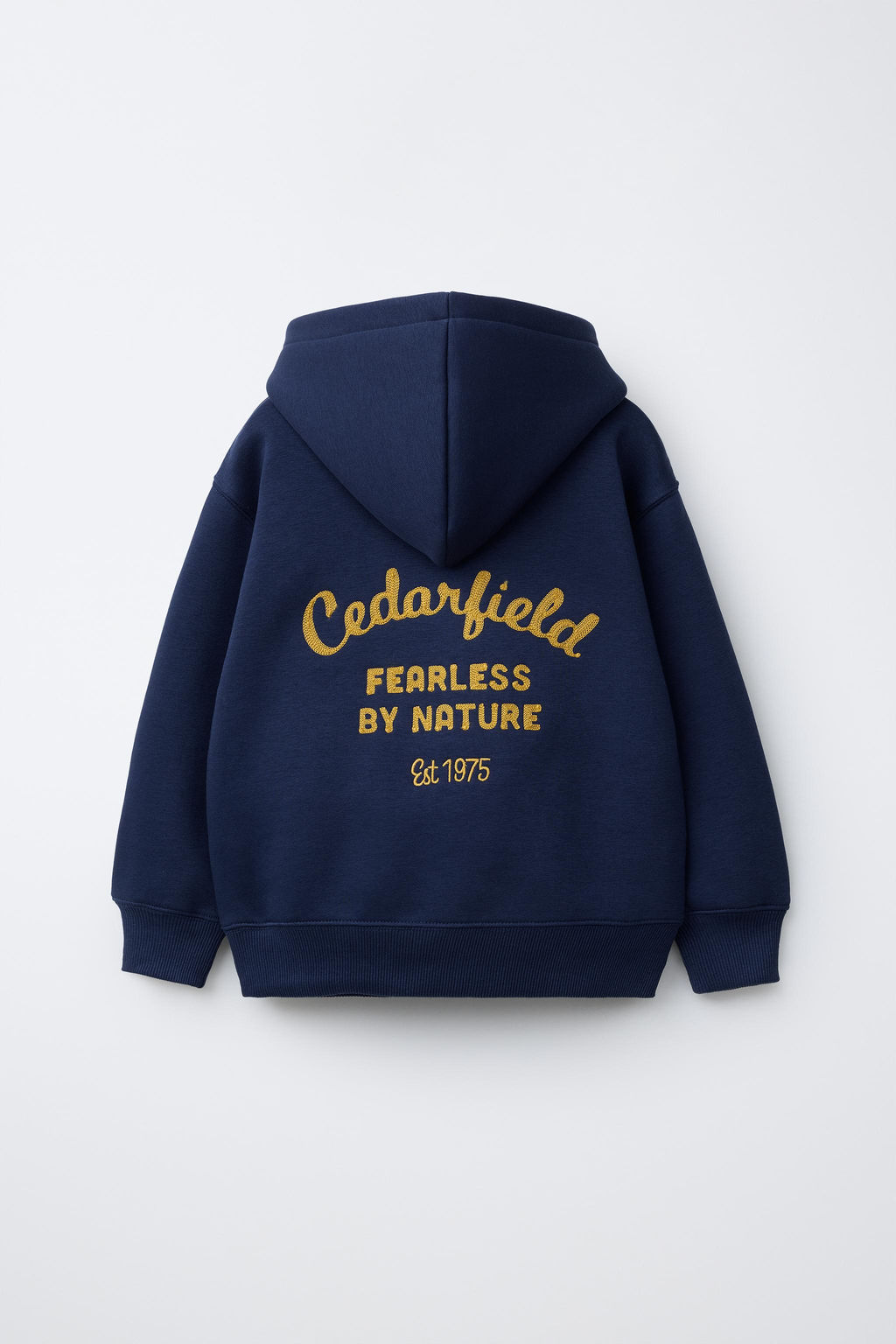 EMBROIDERED SLOGAN HOODIE - Zara фото 8