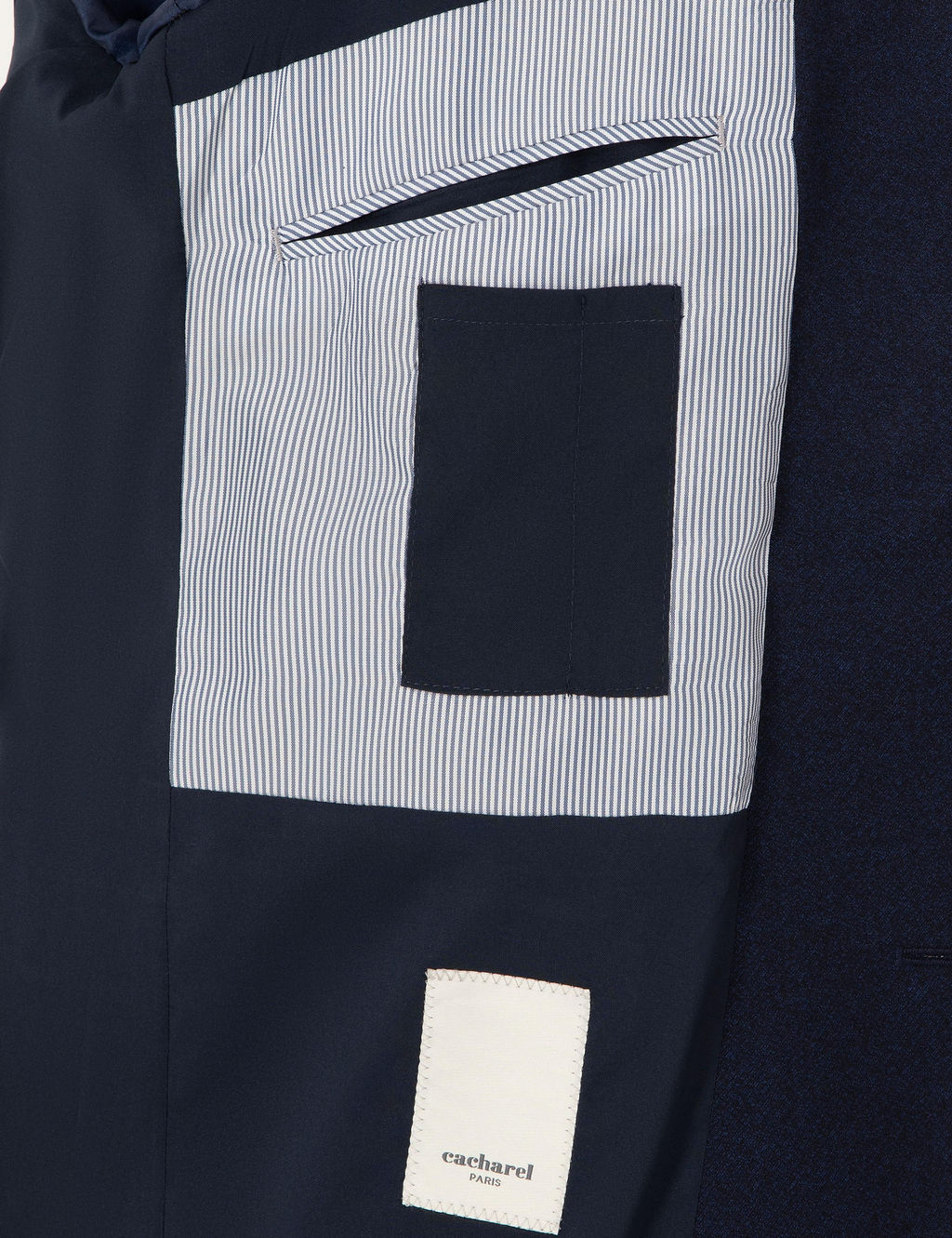 Темно-синий приталенный костюм - Cacharel фото 6