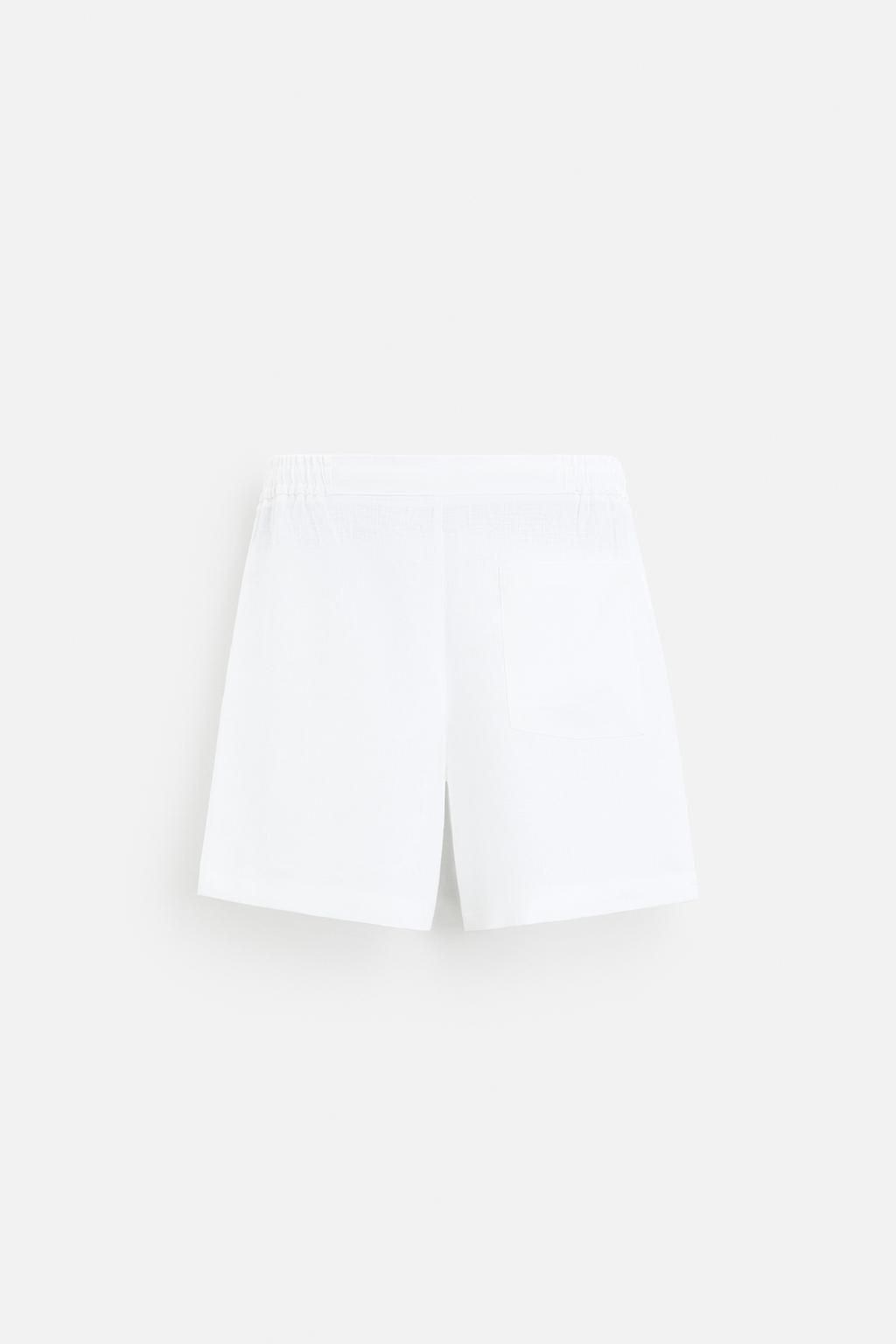 100% LINEN BERMUDA SHORTS - Zara фото 16