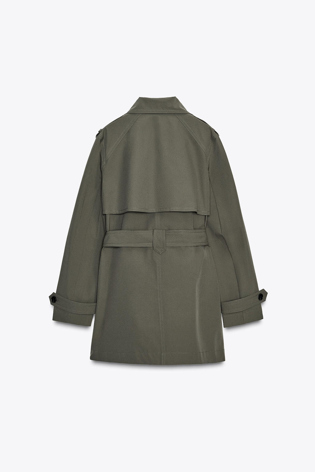 DOUBLE-BREASTED WATER REPELLENT WINDPROOF TRENCH COAT - Zara фото 10