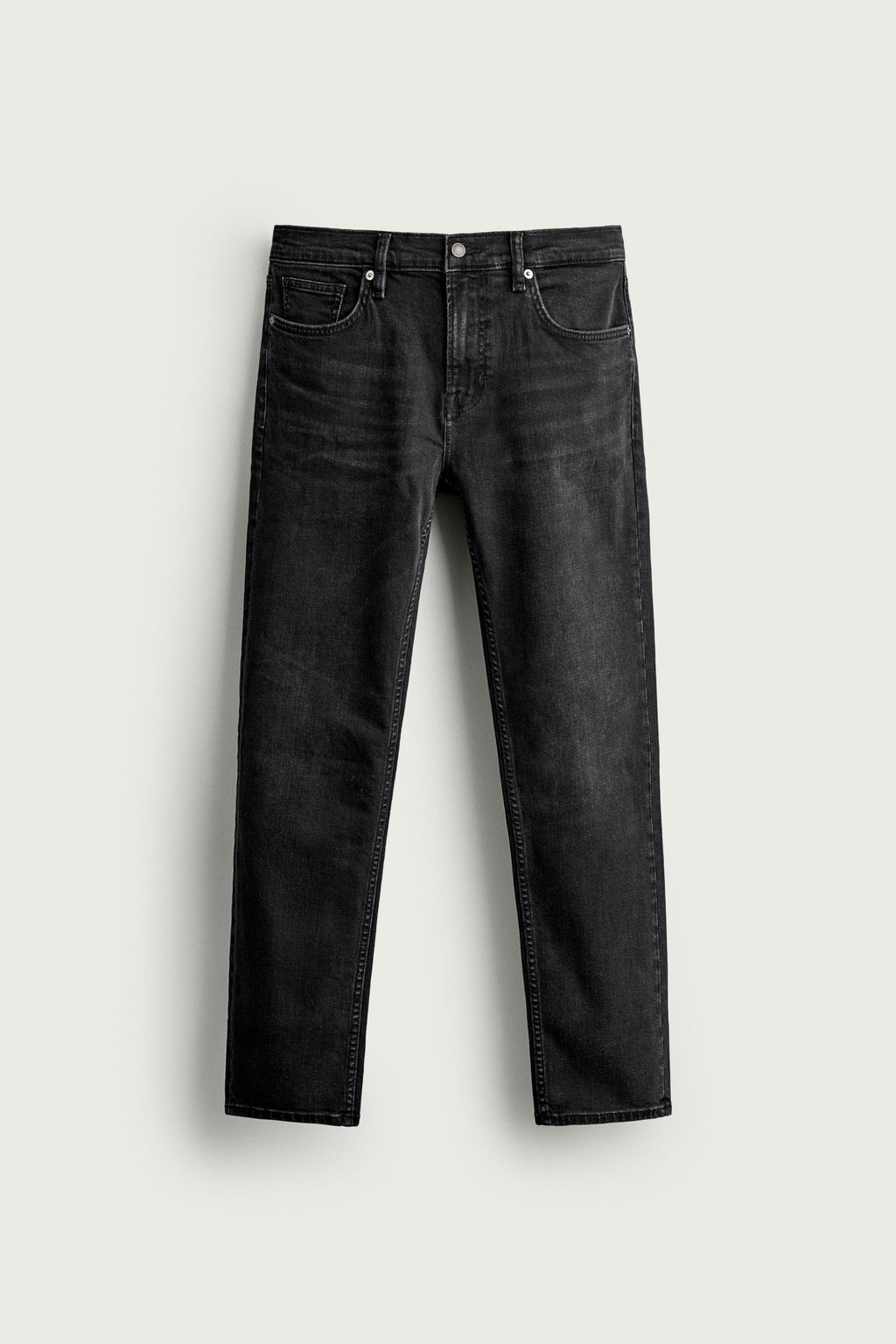 JEANS SLIM FIT B?SICO / Carb?n - Zara фото 11