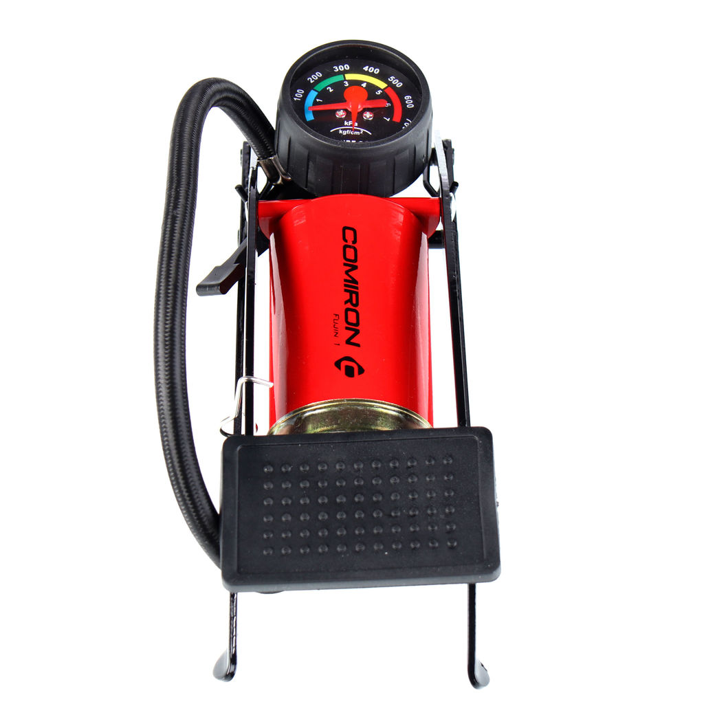 Насос ножной с манометром COMIRON FUJIN 1, однопоршневой, стальной корпус, 55*110мм. /уп 20/ - Галеонтрейд фото 16