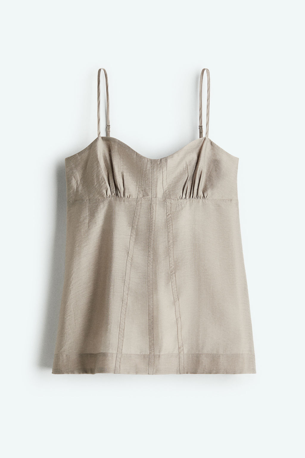 Top transparente con tirantes finos - H&m фото 2