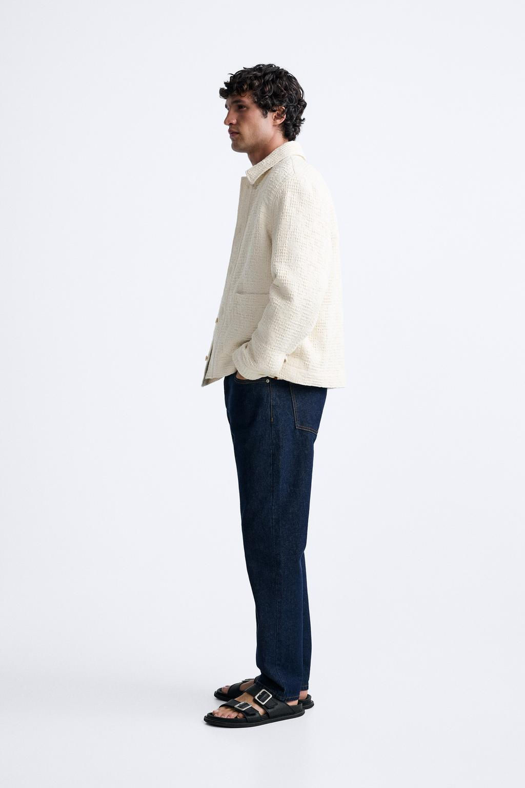 RUSTIC TEXTURED JACKET - Zara фото 4