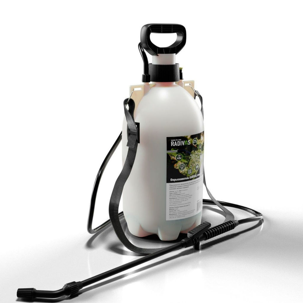 Опрыскиватель 5,0л помпой Radivas натуральный H1-01-47  фото 2