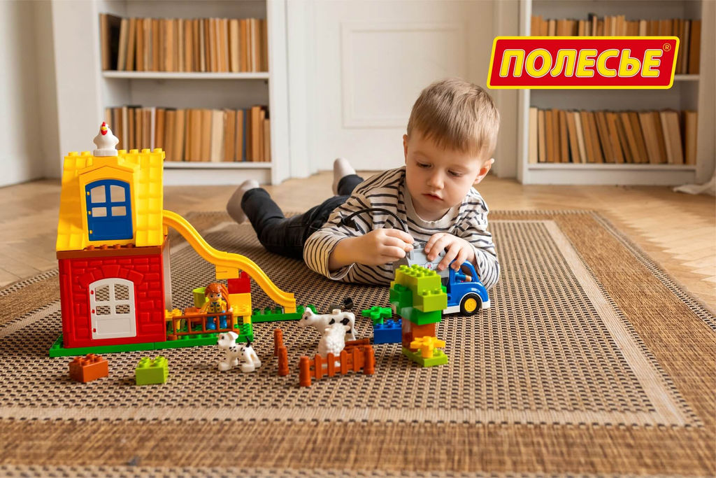 Конструктор Макси - Весёлая ферма (50 элементов) (в коробке) - Полесье фото 9