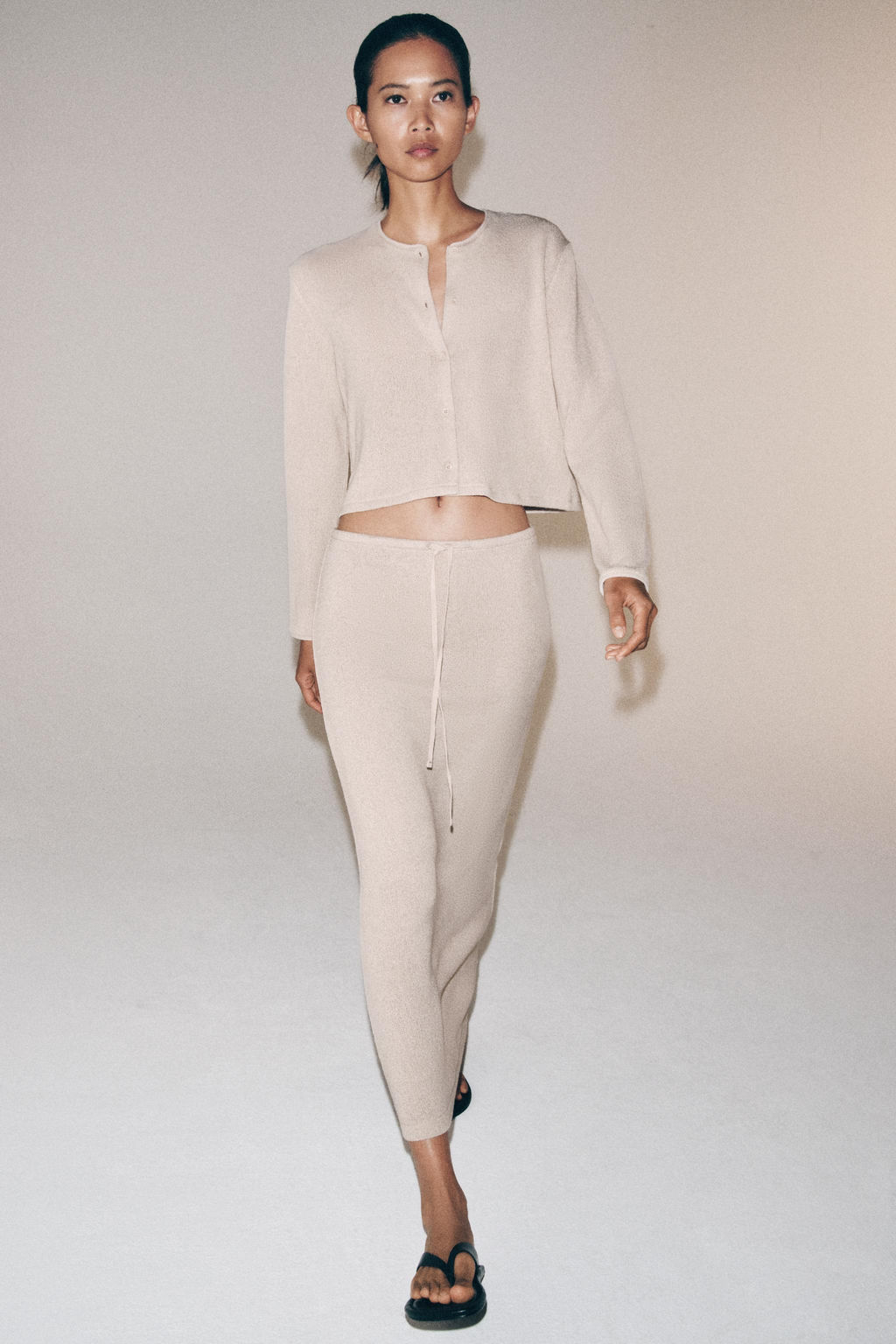 FALDA LARGA RECTA / Beige - Zara фото 7