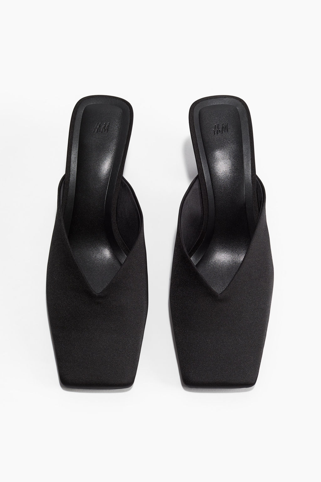 Mules de saten con tacon - H&m фото 4