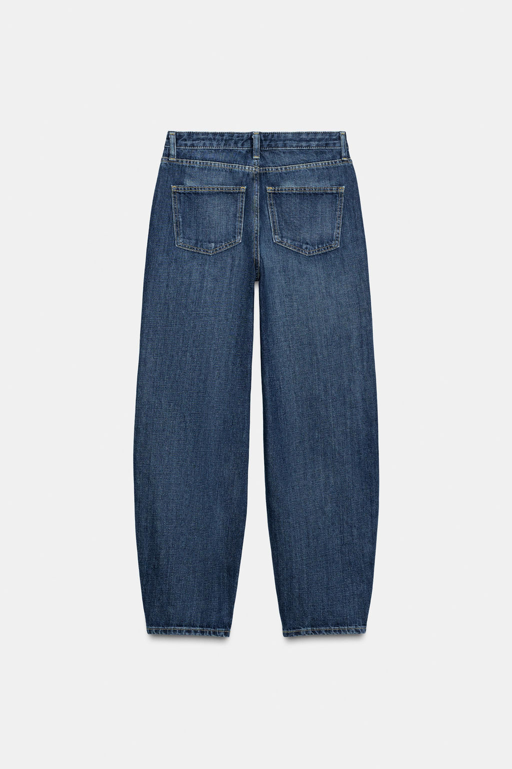 ZW COLLECTION BARREL MID-WAIST JEANS - Zara фото 8