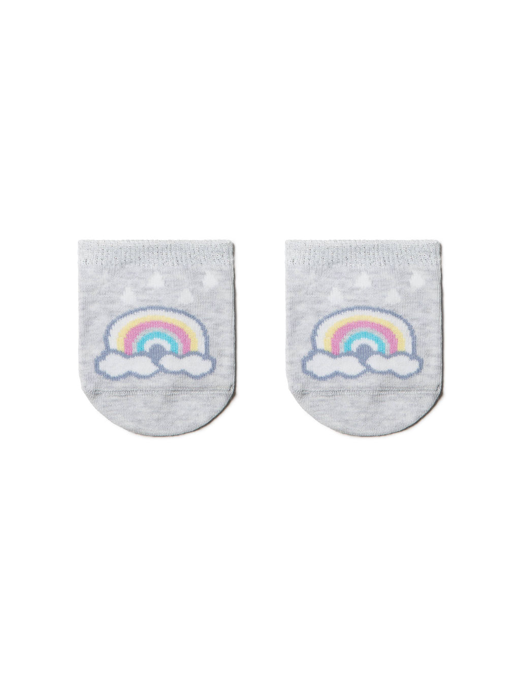 Цена за 2 пары Conte-kids ACTIVE (ультракороткие) св.серый