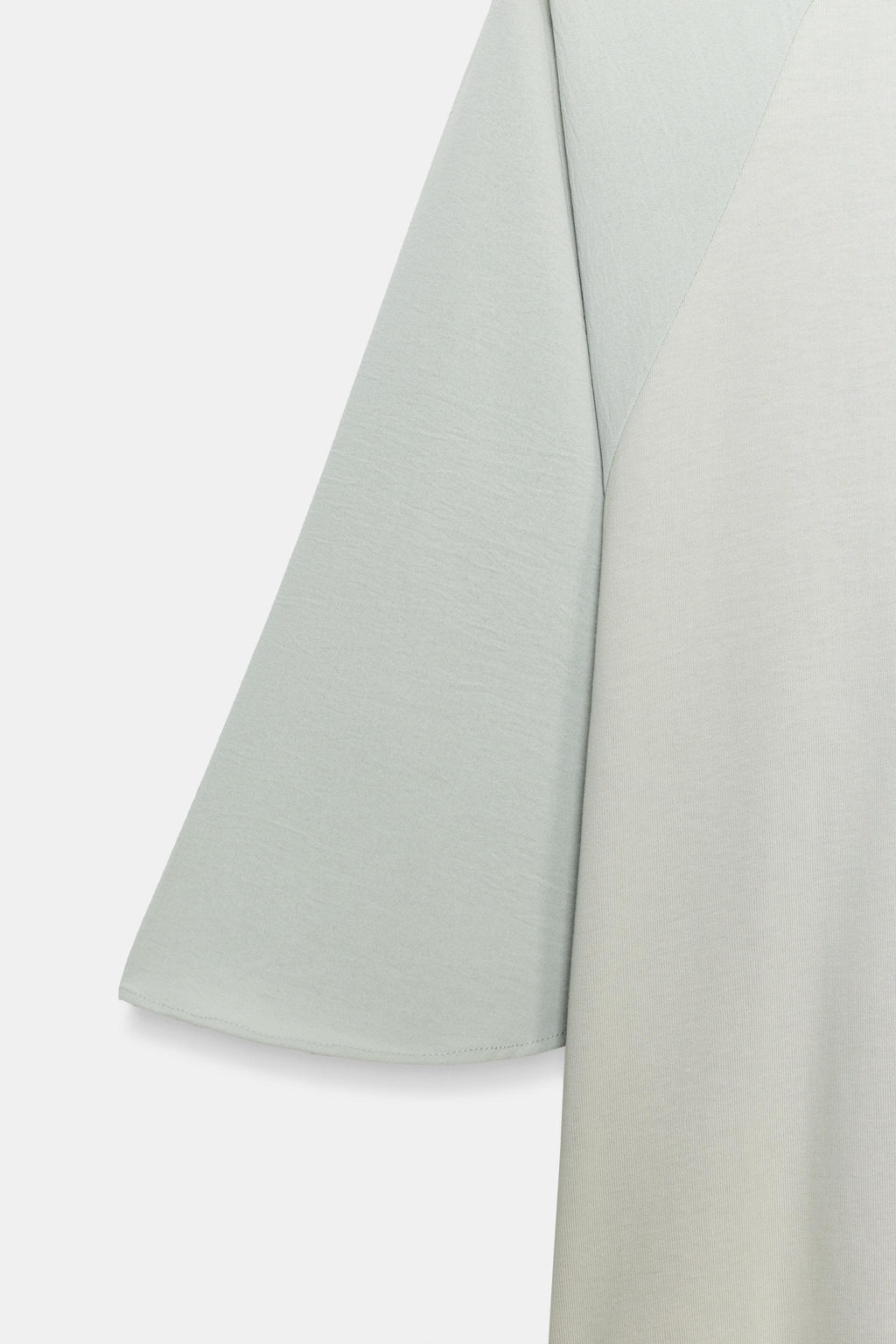 CAMISETA COMBINADA / Azul / Gris - Zara фото 7