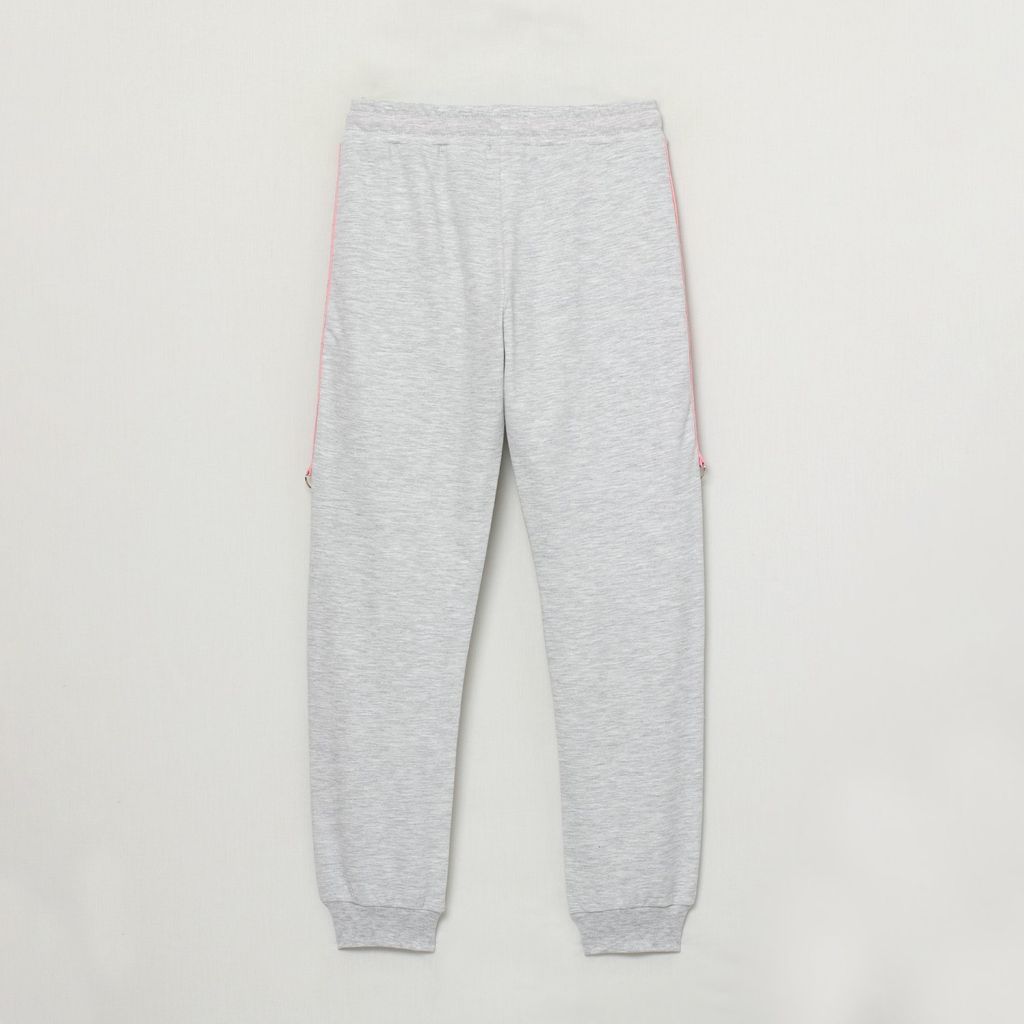 CRB wear/CWJG 70117-11-292 Брюки для девочки, светло-серый меланж/Ex.Cherubino  фото 4