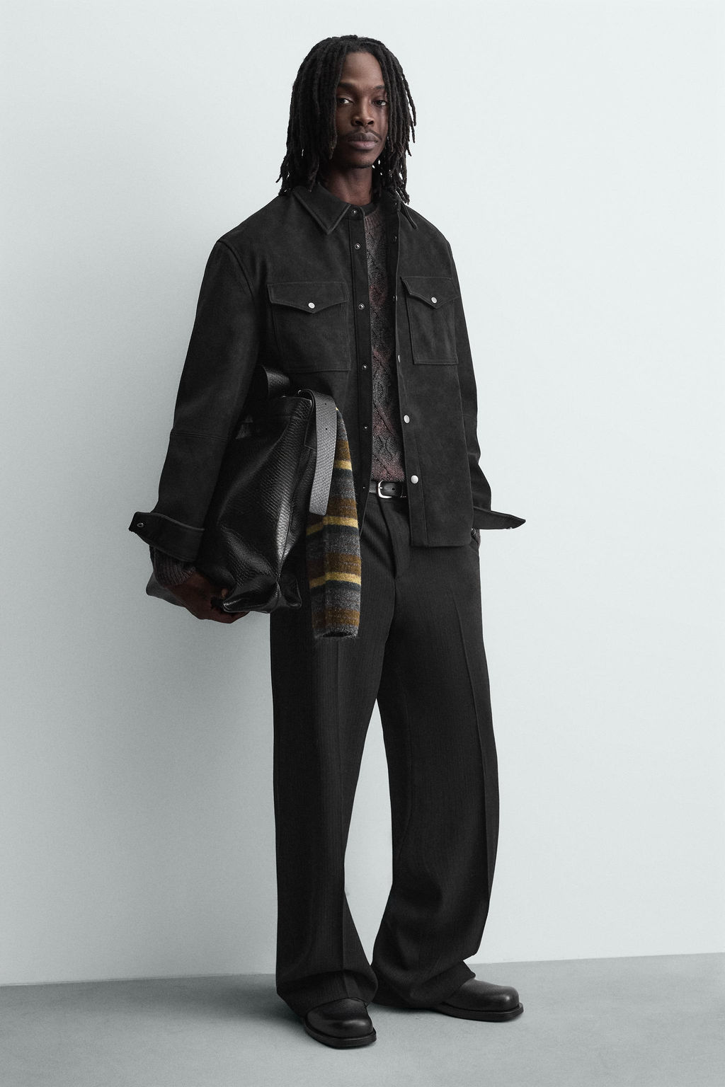 CROCODILE EMBOSSED TOTE BAG - Zara фото 2