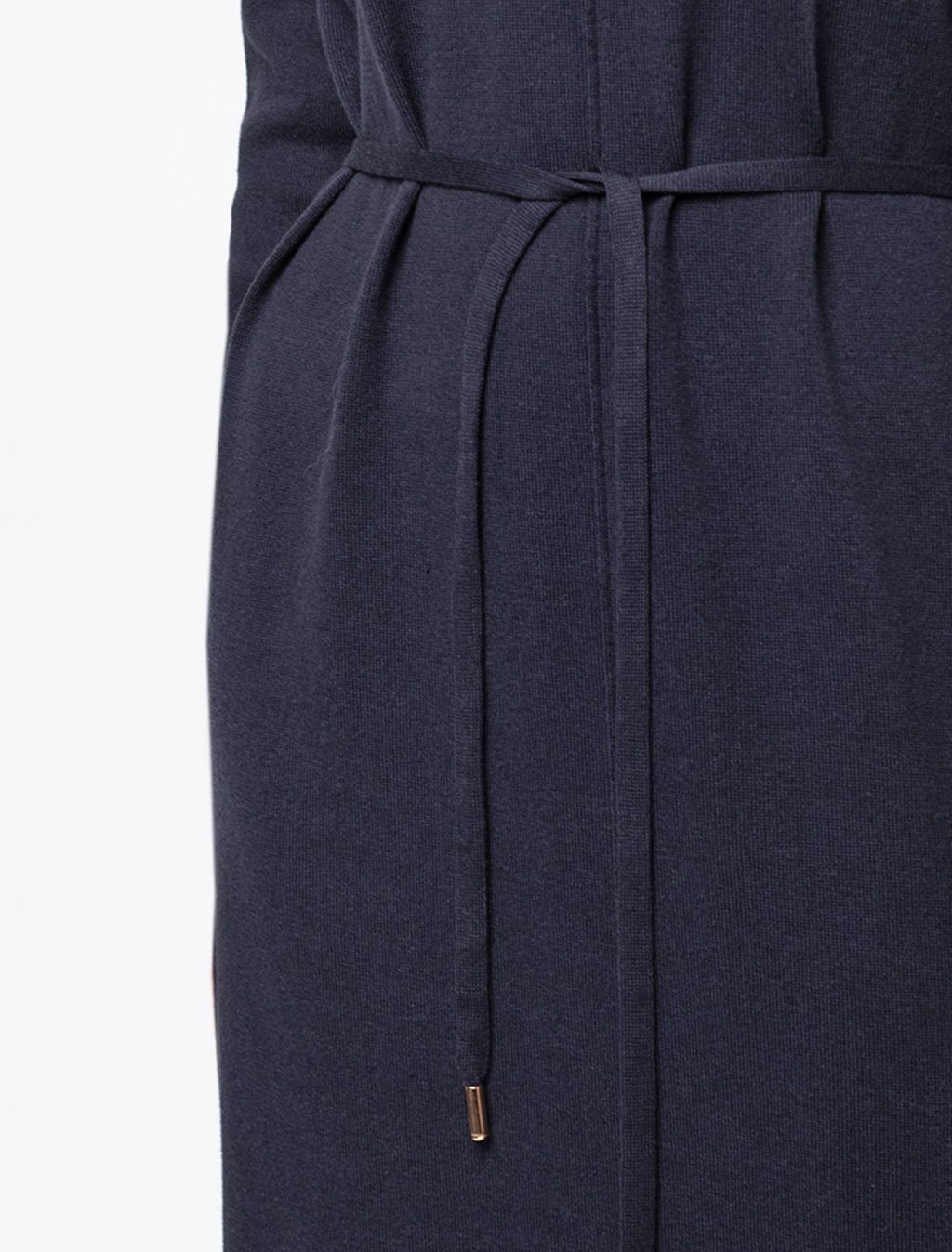 Платье тонкой вязки из хлопка и вискозы