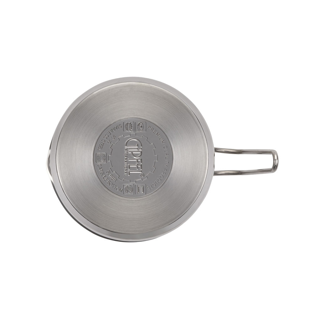 1301 GIPFEL Кастрюля ITUM 16х18см/3,6 л для варки овощей, со съемным ситом, стеклянная крышка с уплотнением Материал: нержавеющая сталь 18/8, капсульной дно. Толщина: 0,6 мм / 3мм  фото 8