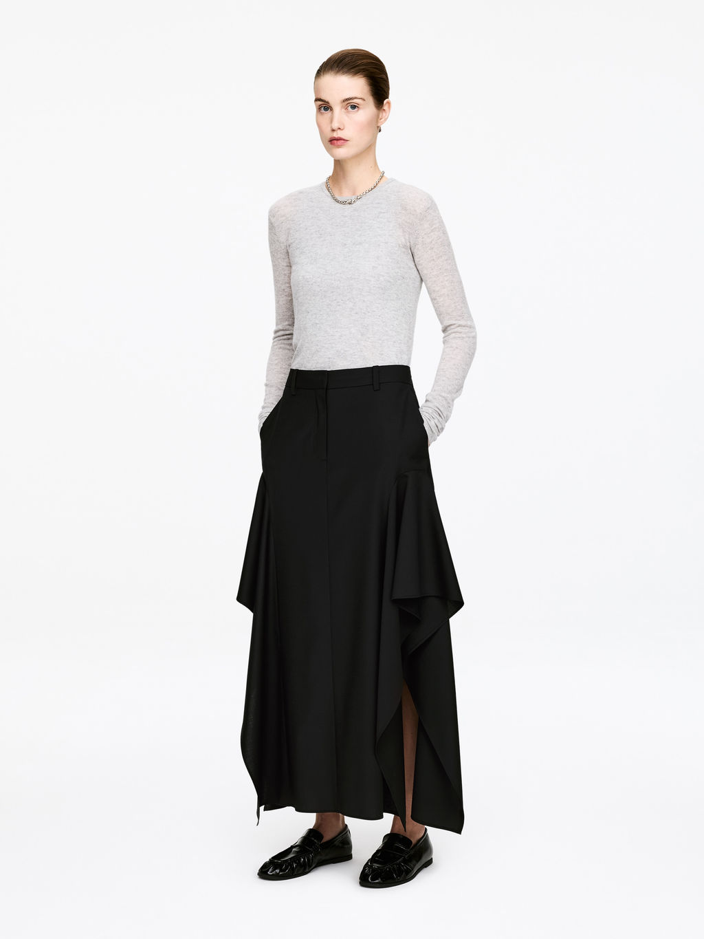 Falda sastre con volantes - H&m фото 2
