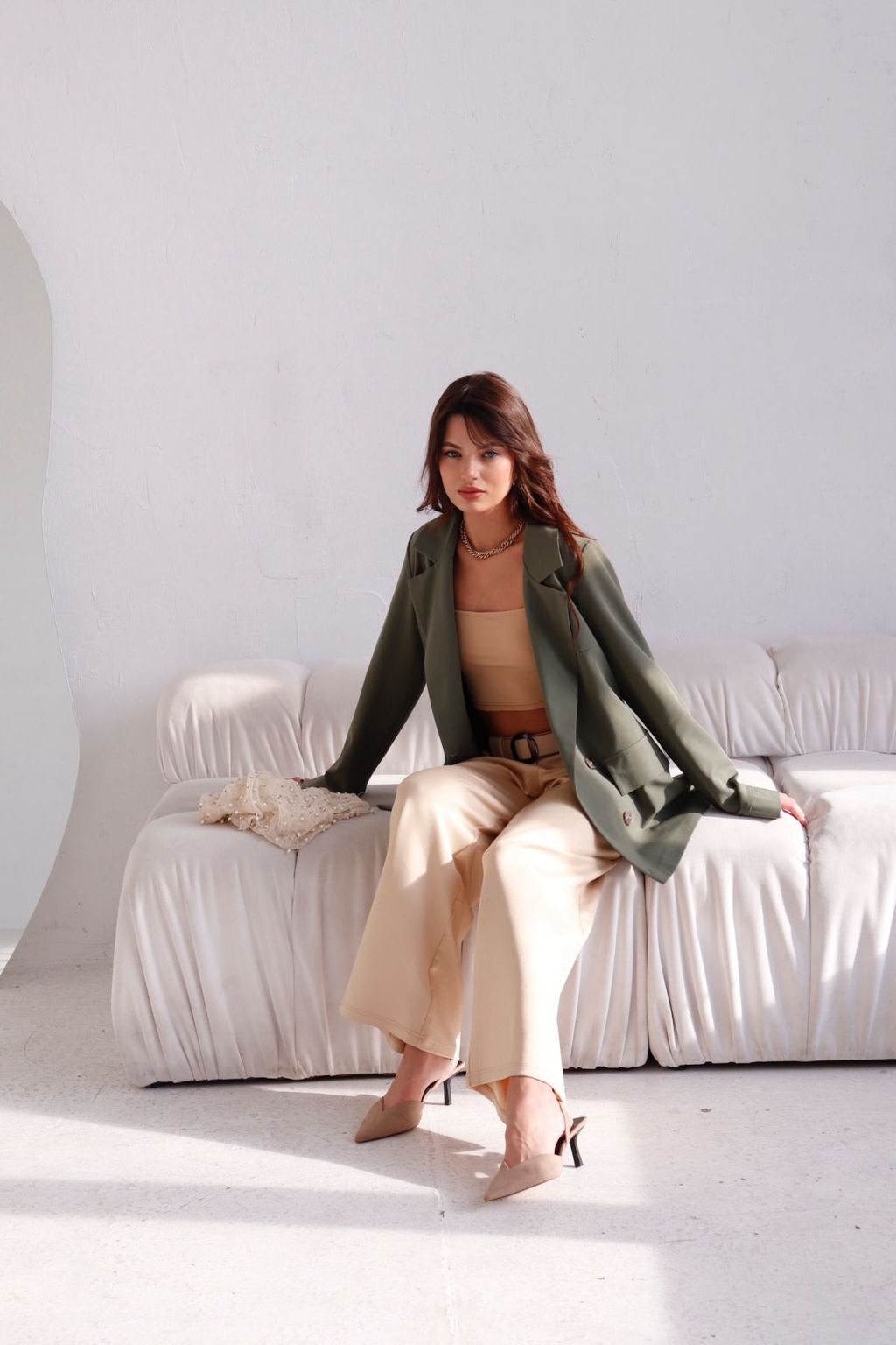 Двубортный жакет с английским воротником - Martichelli фото 18