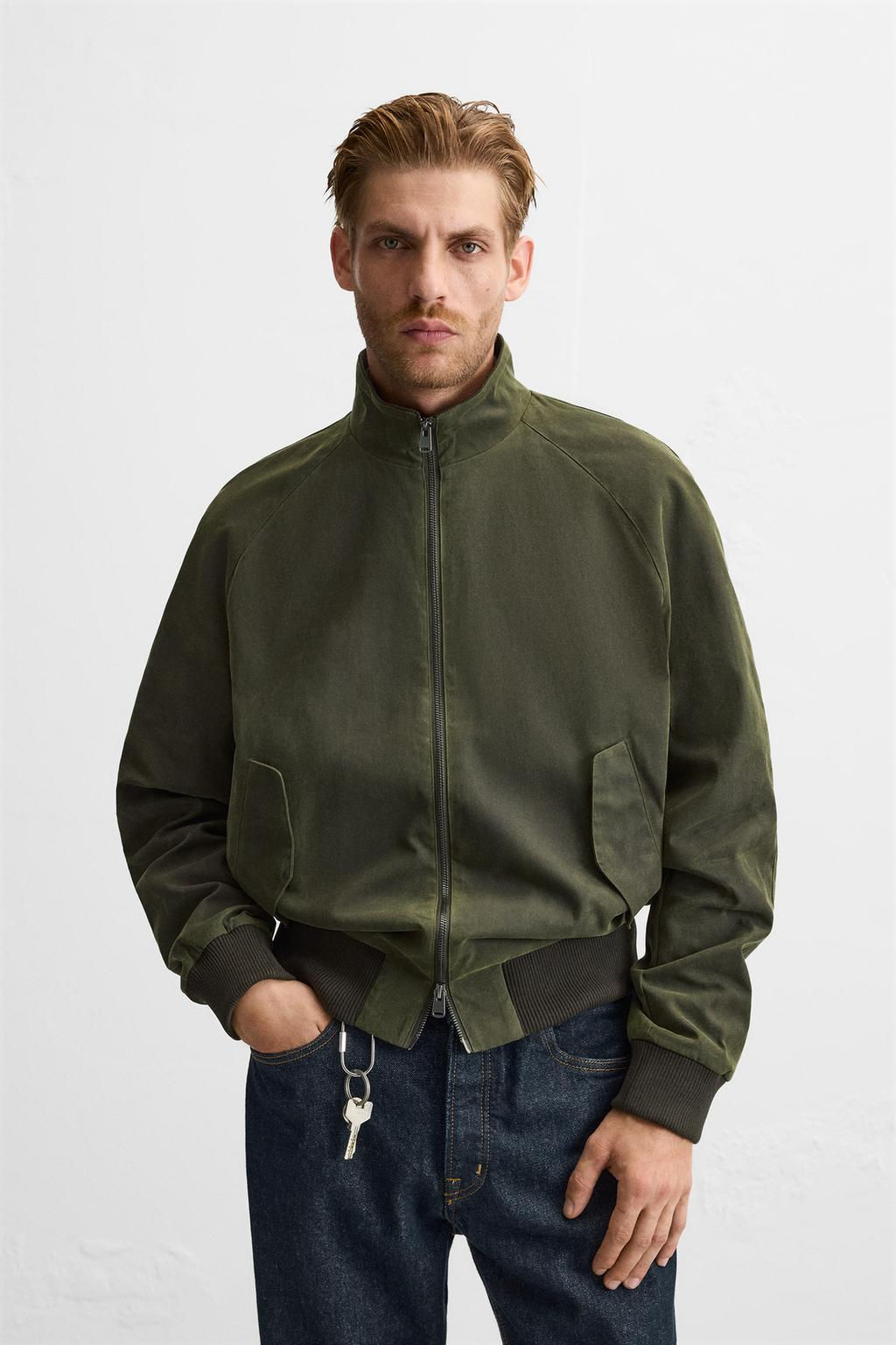 WAXED BOMBER JACKET - Zara фото 2