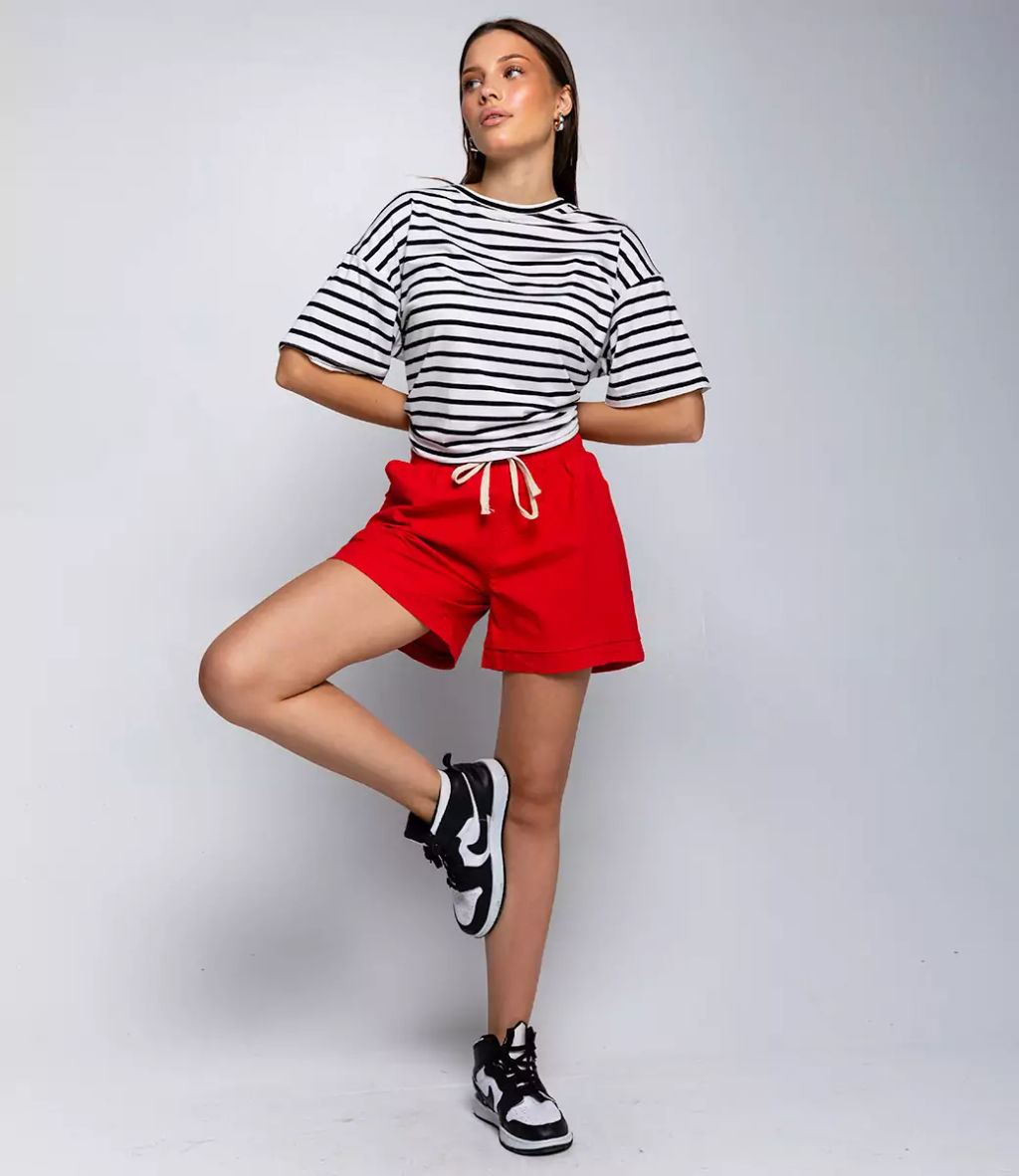 Шорты #2010*, красный