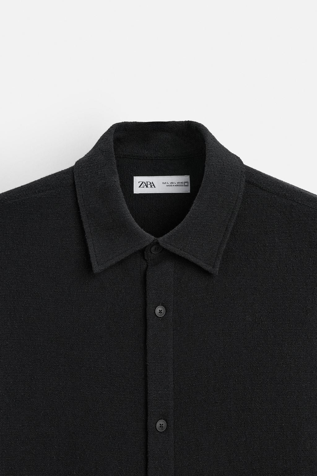BOUCLE TEXTURED SHIRT - Zara фото 8