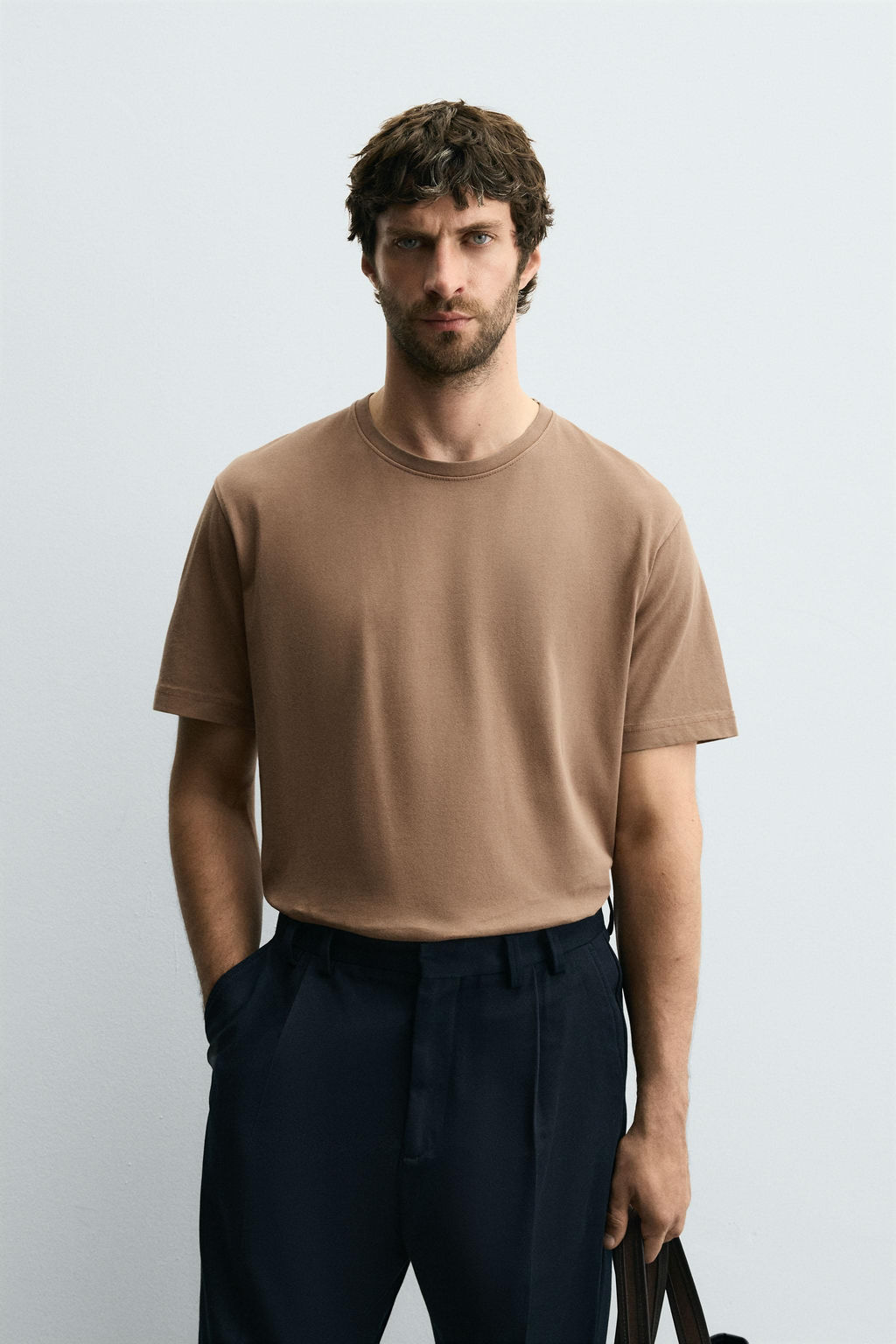 WASHED REGULAR FIT T-SHIRT - Zara фото 4
