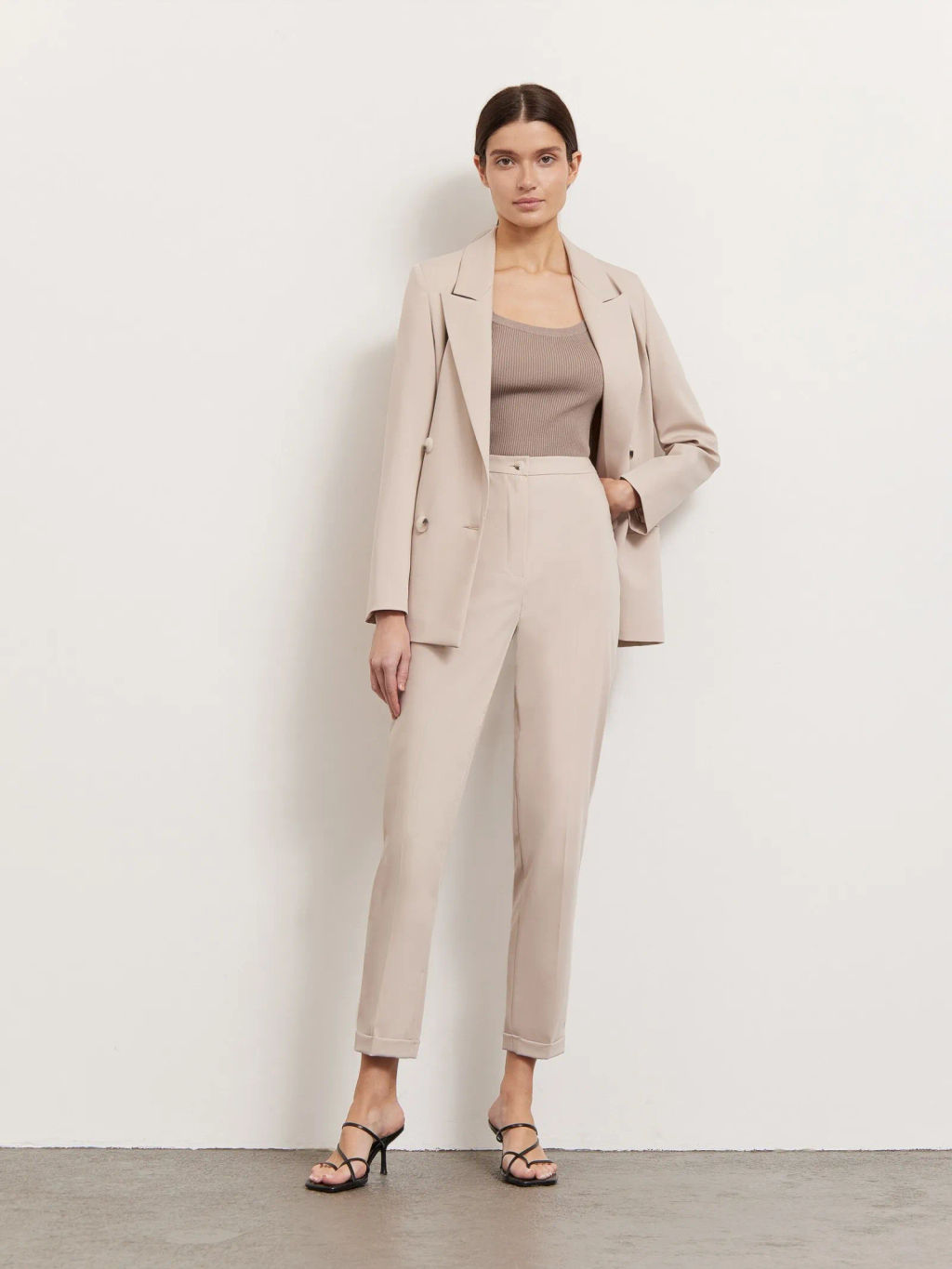 Брюки зауженного кроя - Emka фото 3