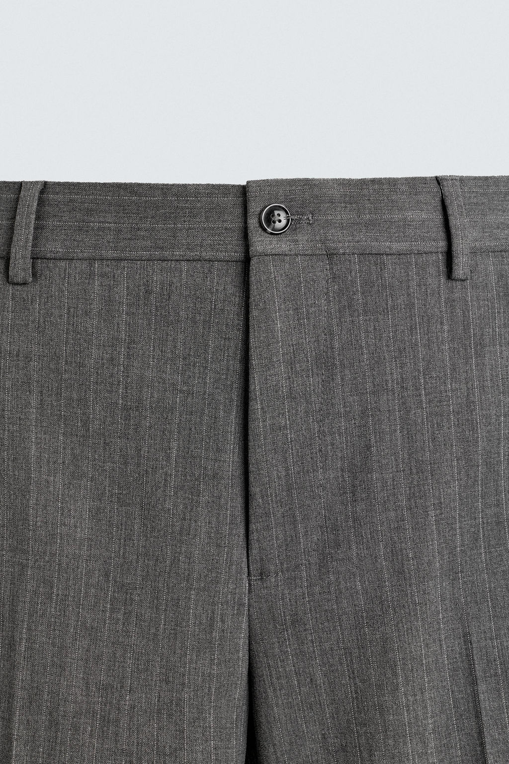 PANTAL?N TRAJE RAYA DIPLOM?TICA CON LANA / Gris - Zara фото 7