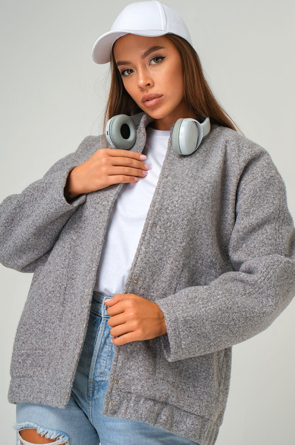 Женский бомбер оверсайз Happyfox - Happy fox фото 6