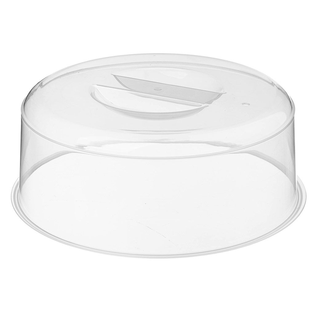 Крышка для СВЧ пластмассовая "Bergamo" д25см, h9,1см, прозрачный (Россия)