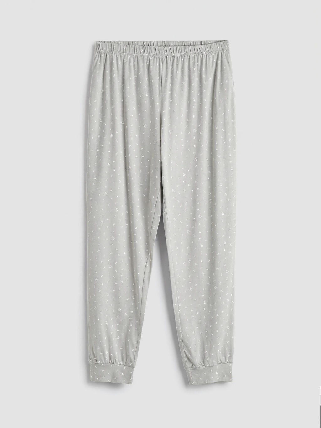 Bisiklet Yaka Bask?l? Kad?n Pijama Tak?m?