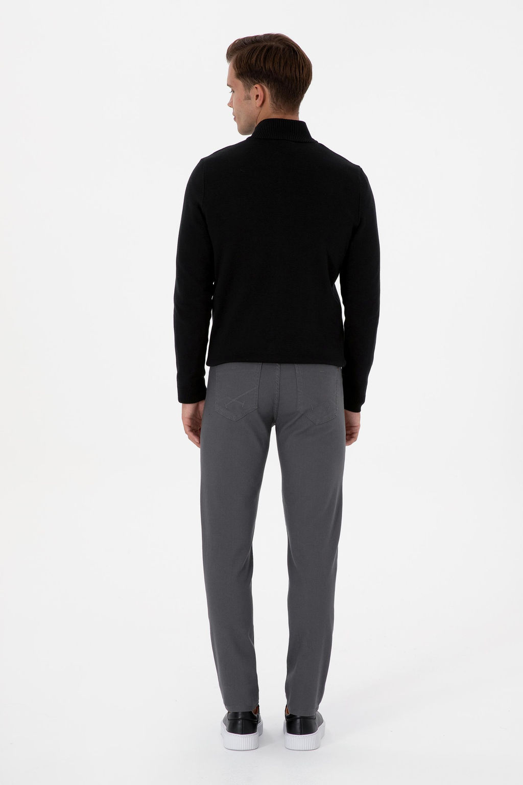 Erkek Gri Kanvas / Chino Pantolon Sepette S_rpriz _ndirim - U.s. polo assn фото 4