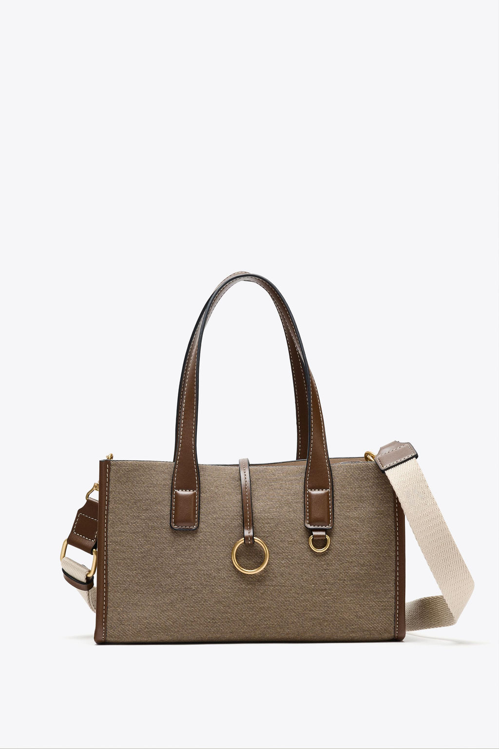 WOVEN TOTE BAG - Zara фото 4