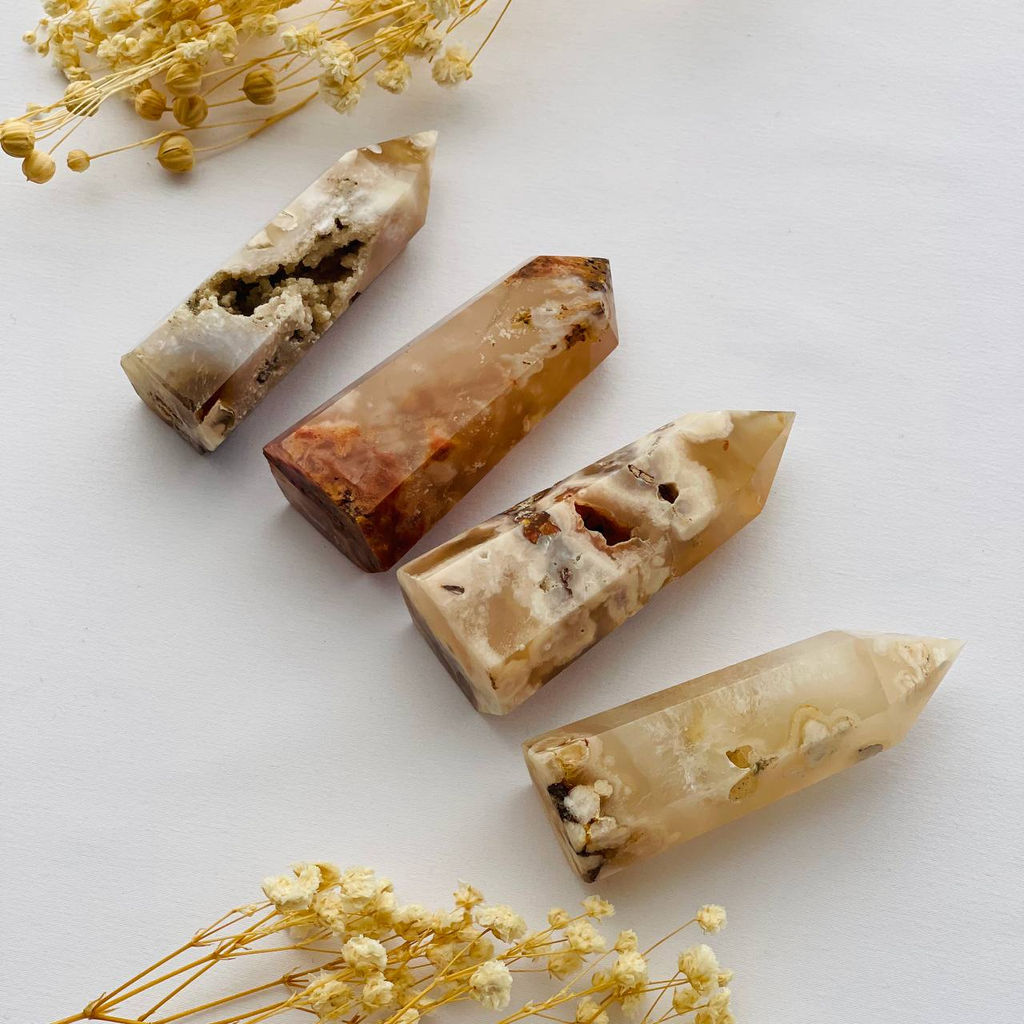 Кристалл из цветочного Агата