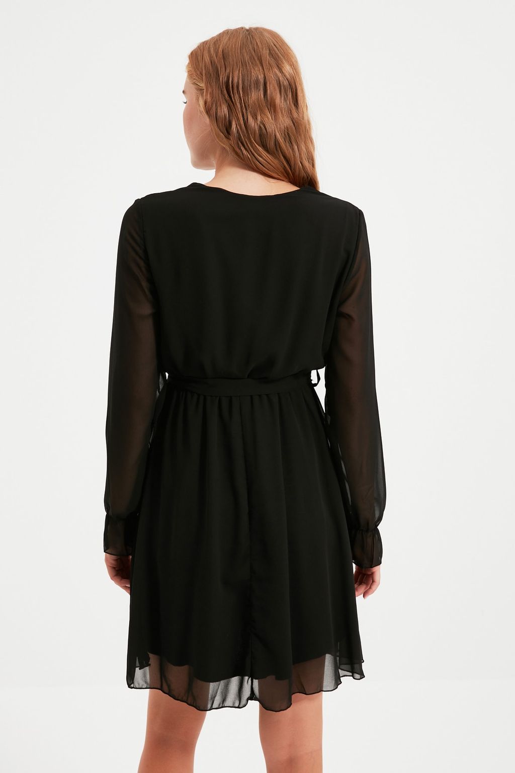 TRENDYOLMILLA Cok Renkli Kusakl? Duz Mini Dokuma Elbise TWOAW20EL0789