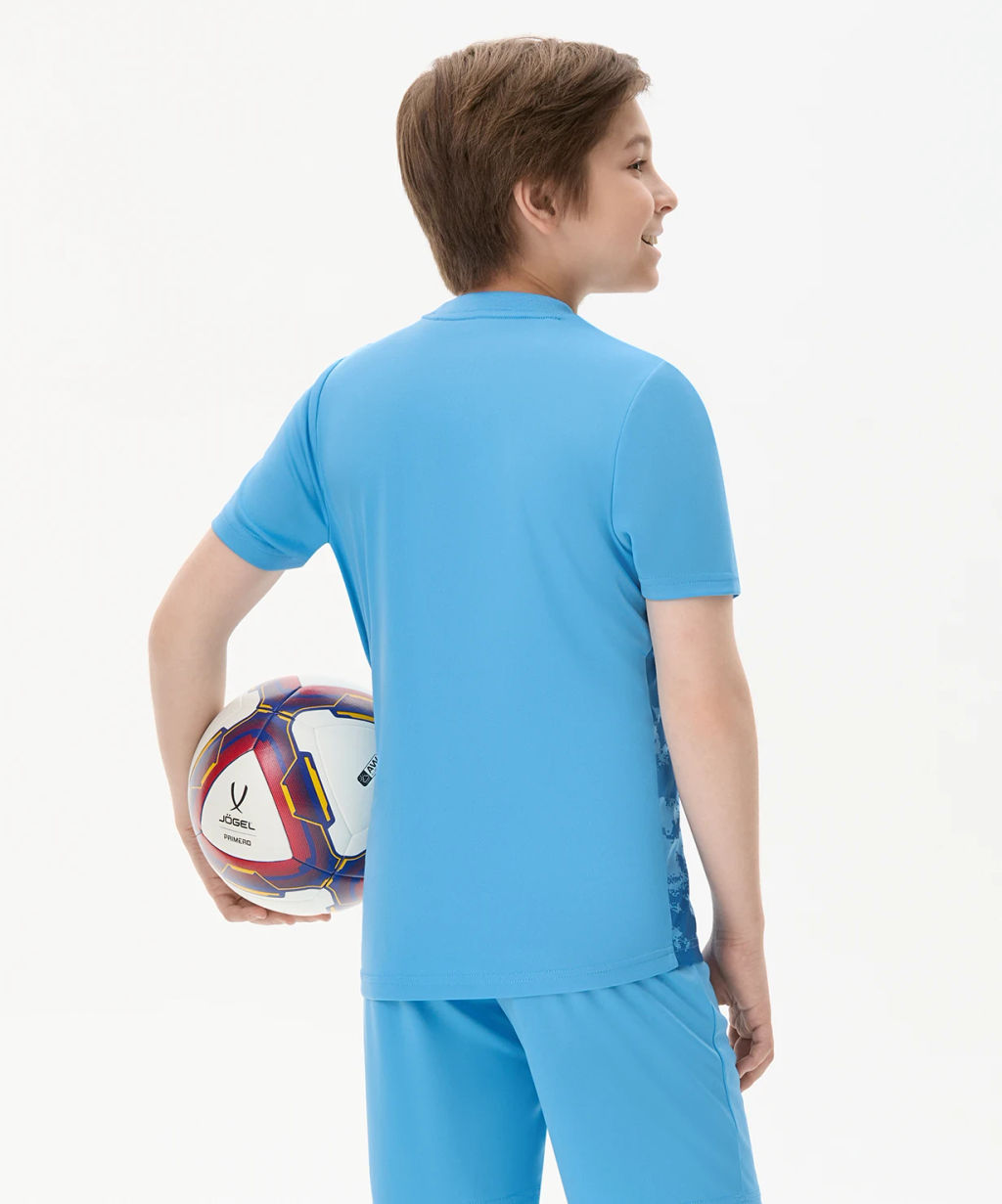 Футболка вратарская JOGEL DIVISION PerFormDRY SPLASH GK Jersey, голубой, детский  фото 7