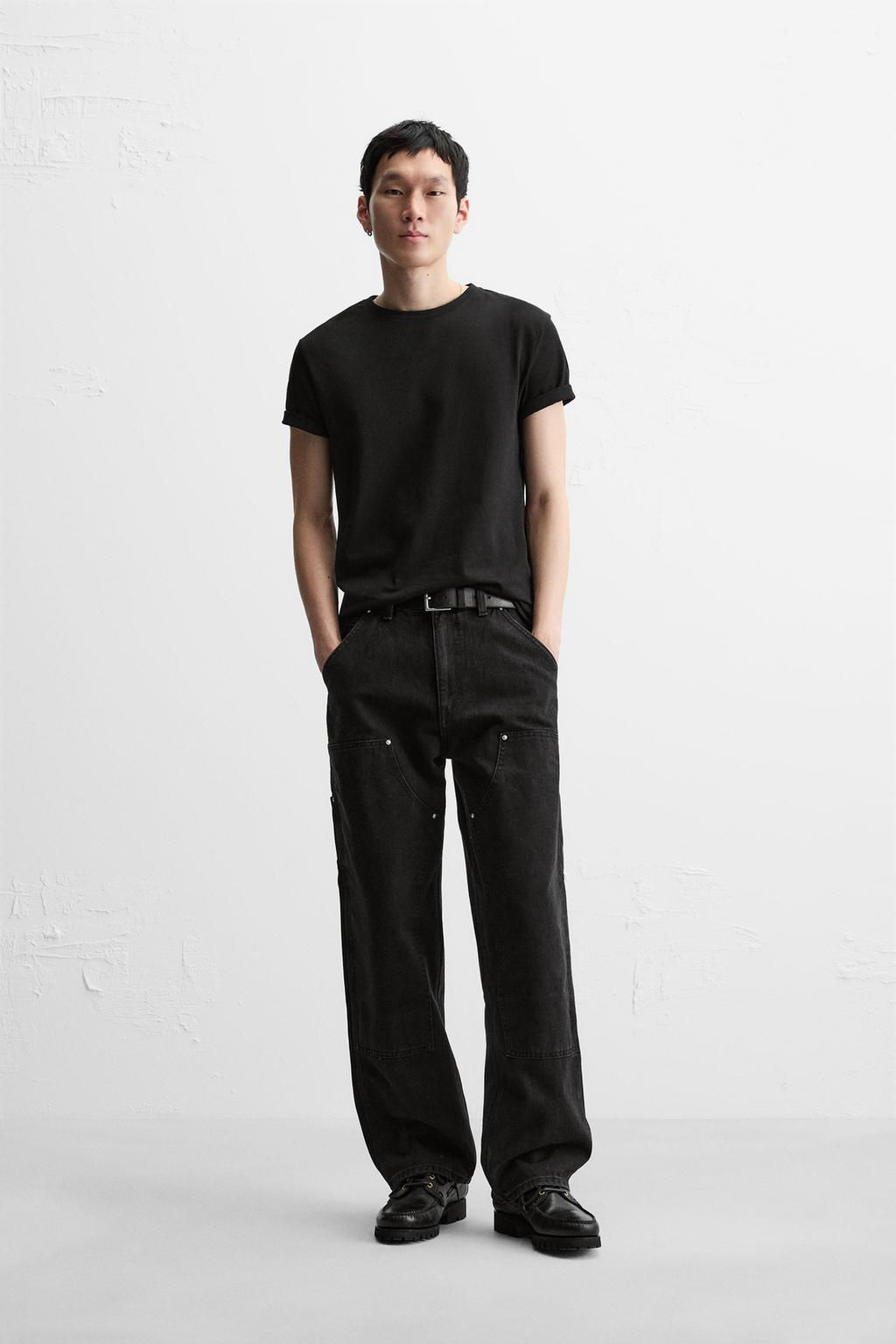 CARPENTER STRAIGHT-LEG JEANS - Zara фото 11