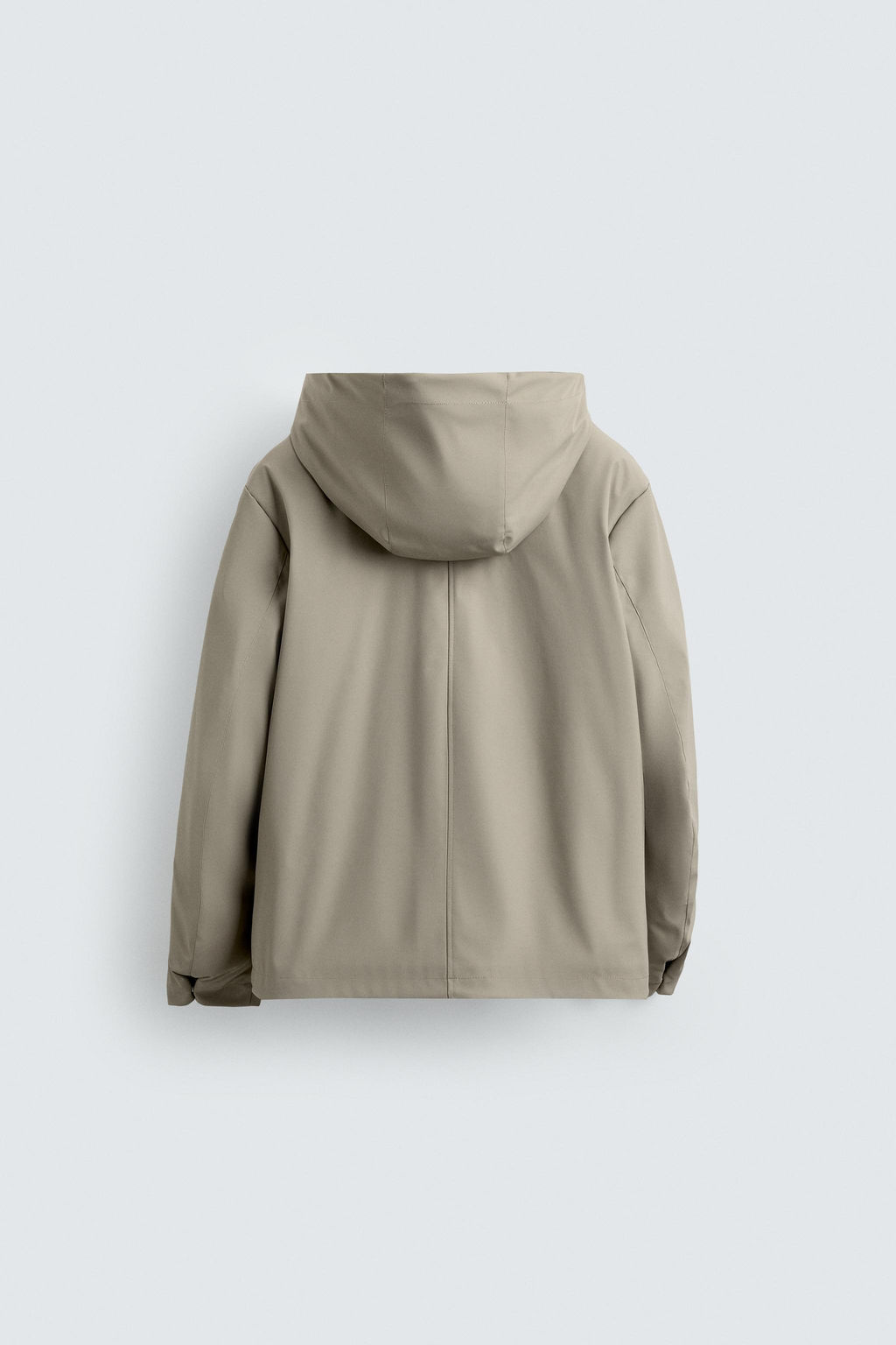 RUBBERISED EFFECT PARKA WITH HOODIE - Zara фото 7