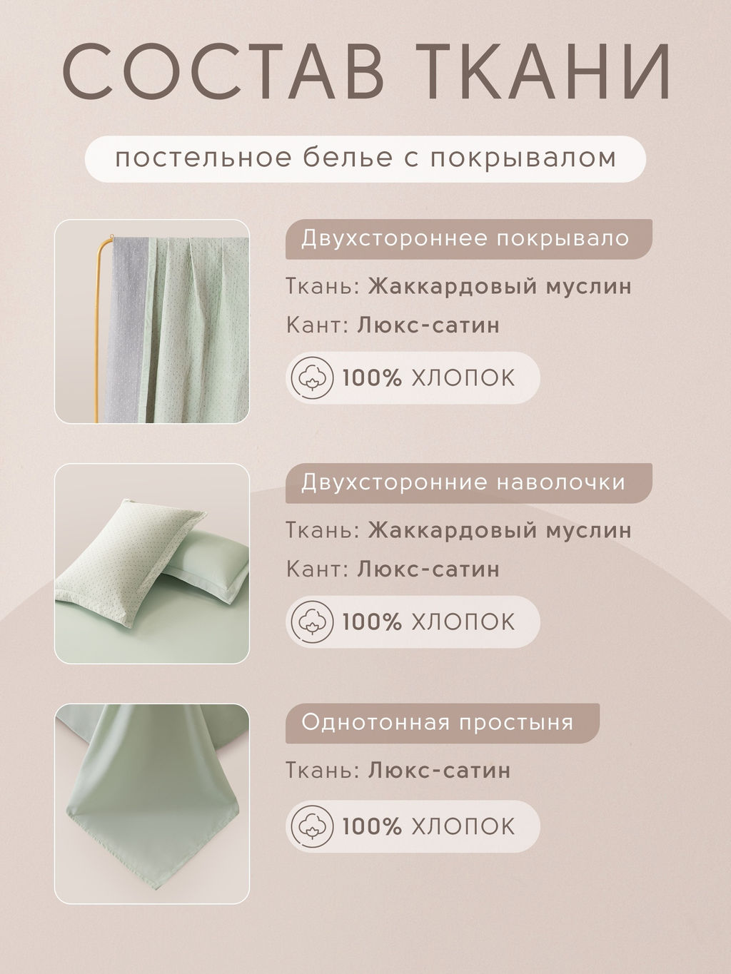 Комплект постельного белья Сатин Aurora Veil с Покрывалом AV005 Евро - Ситрейд фото 5