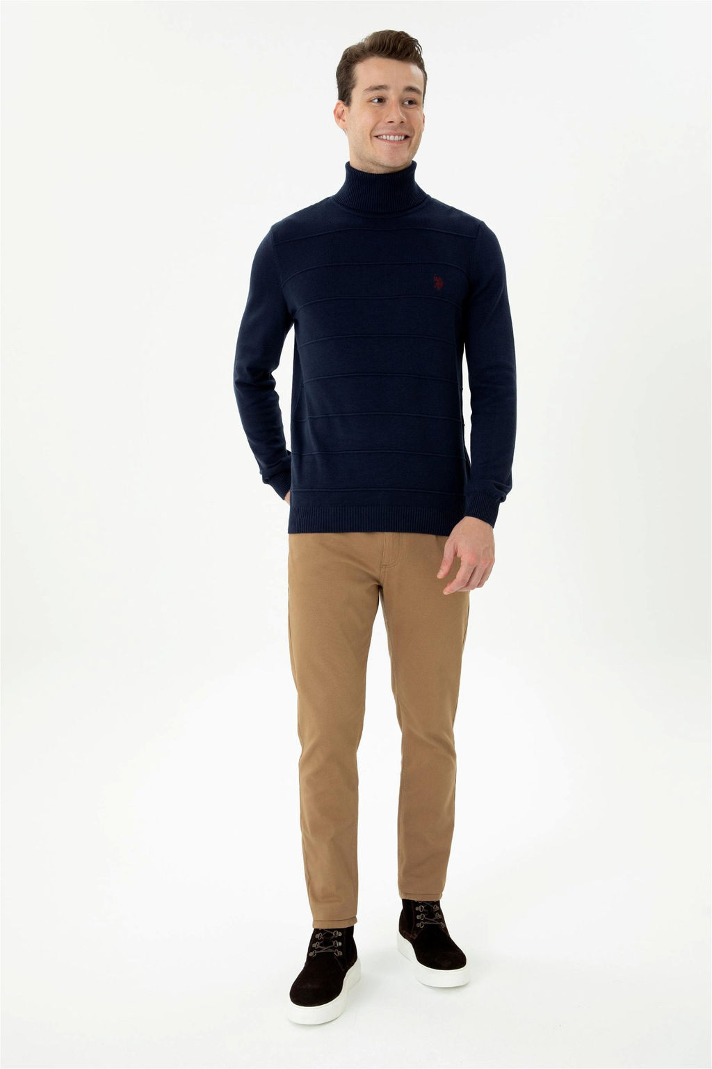 U. S. Polo Assn Мужские брюки из парусины светло-коричневого цвета - U.s. polo assn фото 10