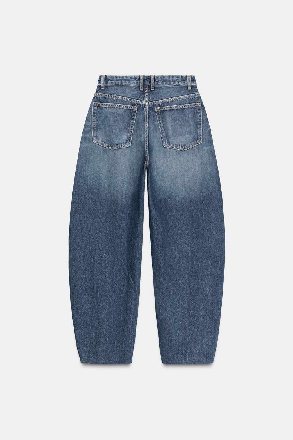 TRF HIGH-WAIST BARREL JEANS - Zara фото 4