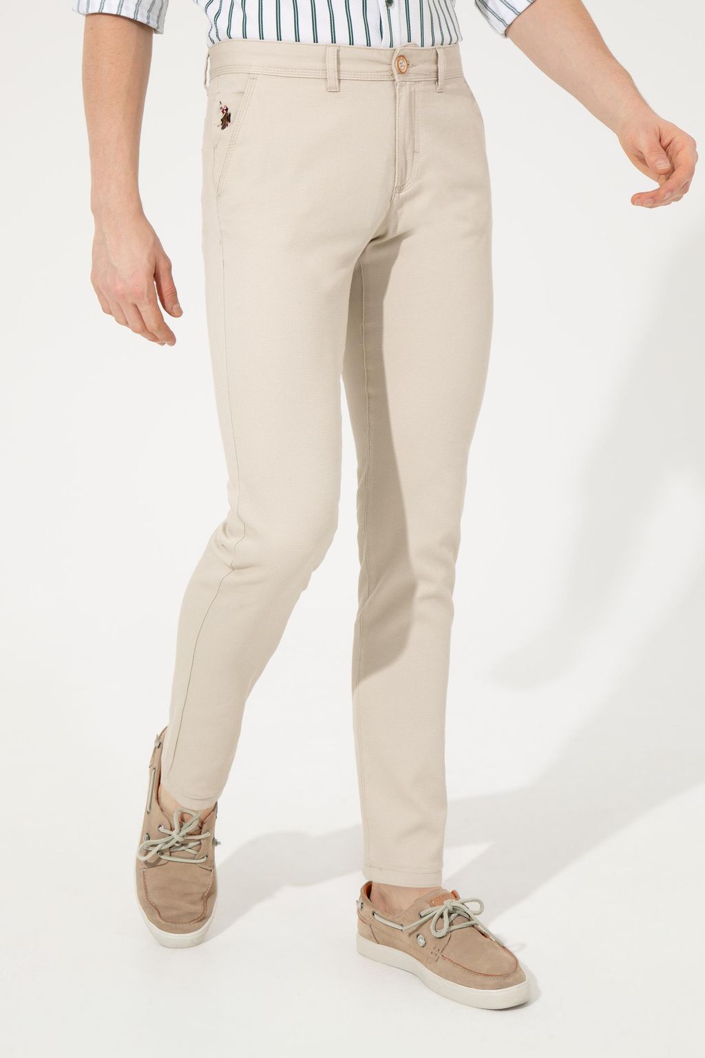 U. S. Polo Assn / Мужские брюки чинос Stone - U.s. polo assn фото 2