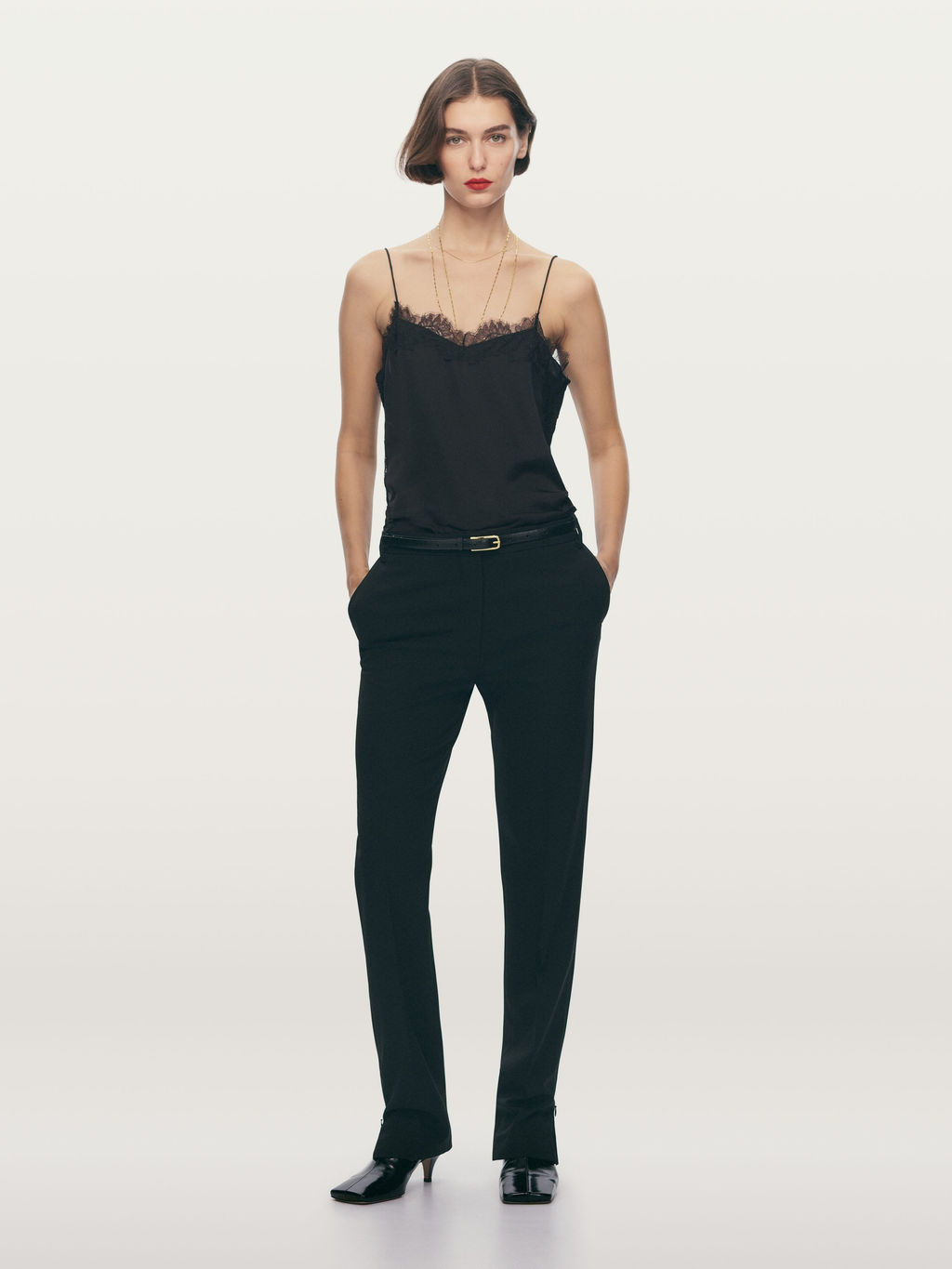 Top de tirantes con detalle de encaje - H&m фото 4