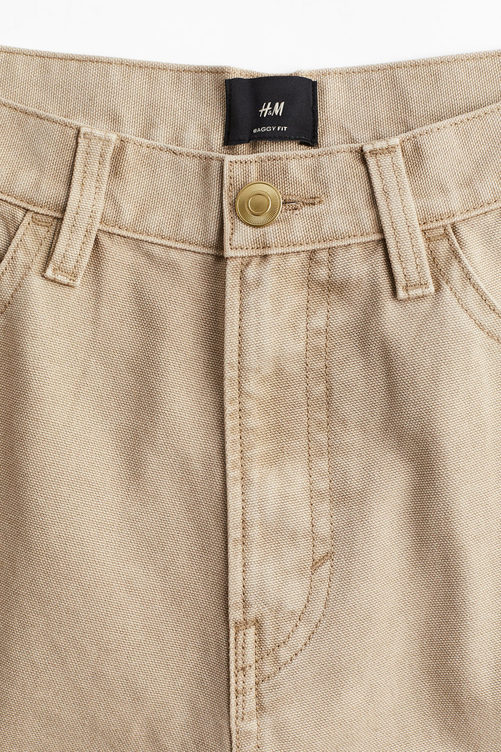 Pantalon de lona Baggy - H&m фото 8