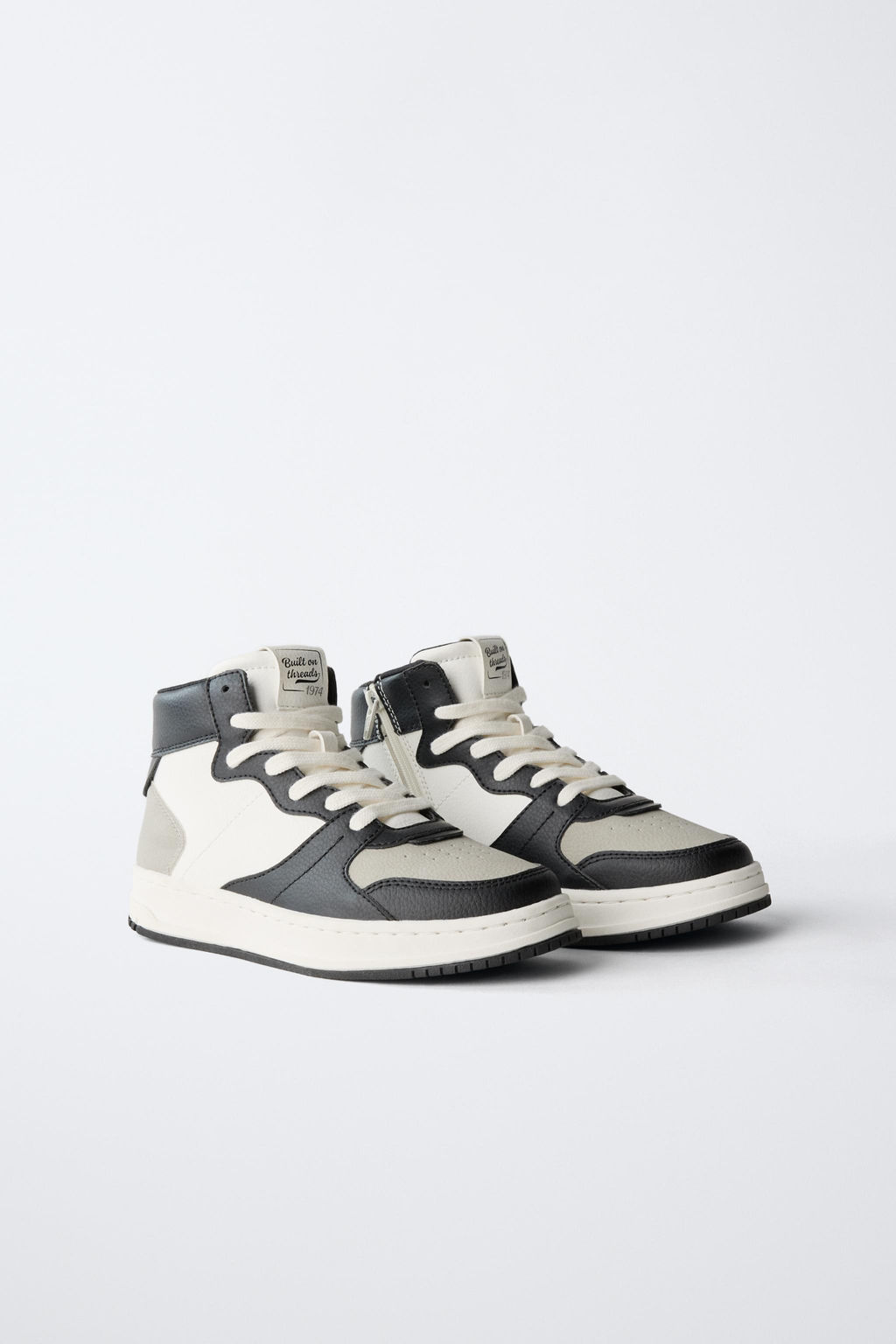 CONTRAST HIGH-TOP SNEAKERS - Zara фото 2