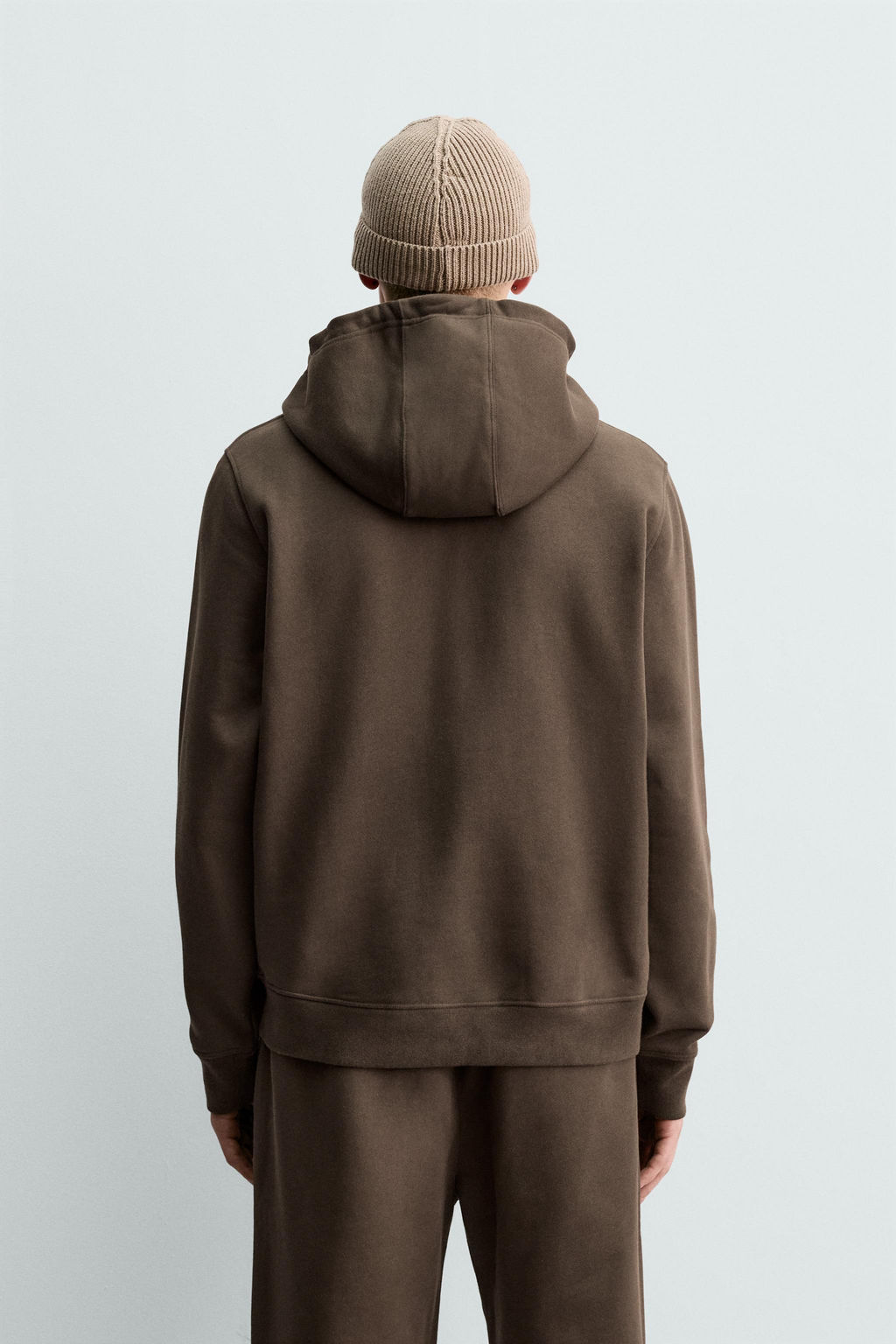 HEAVYWEIGHT HOODED ZIP-UP SWEATSHIRT ORIGINS - Zara фото 3